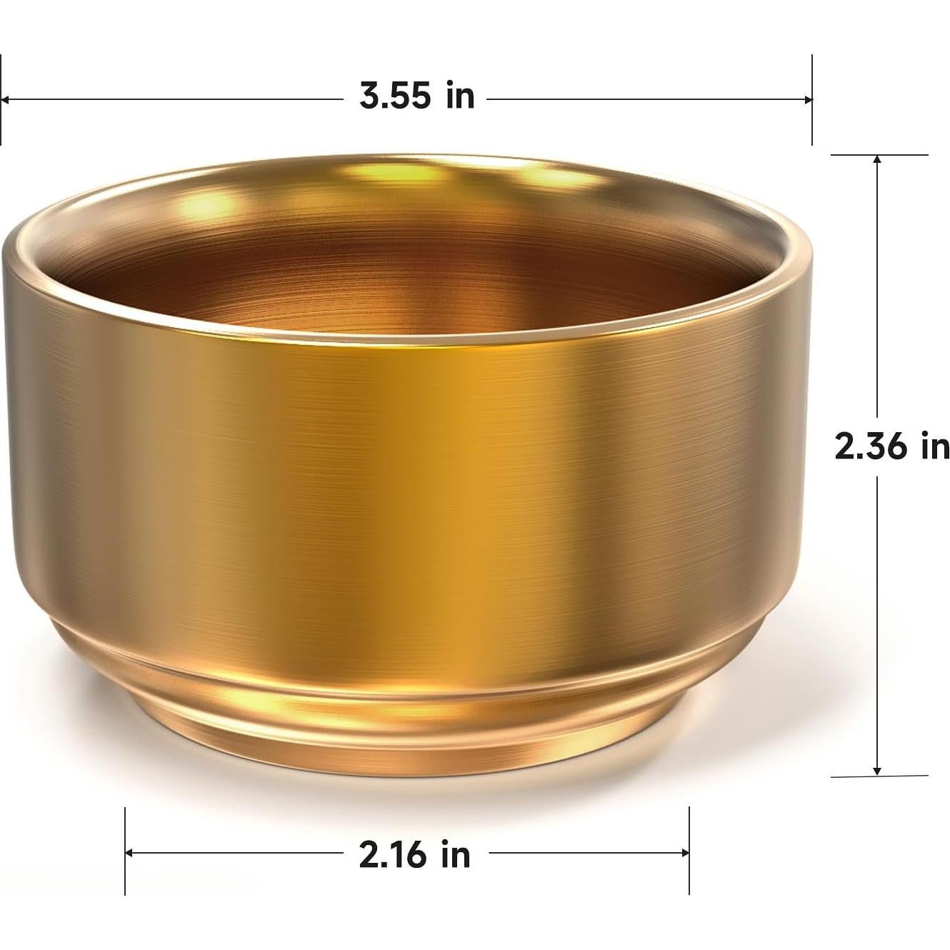 Soporte para Clips de Papel CLTIKACK Dorado 9x9x6 cm