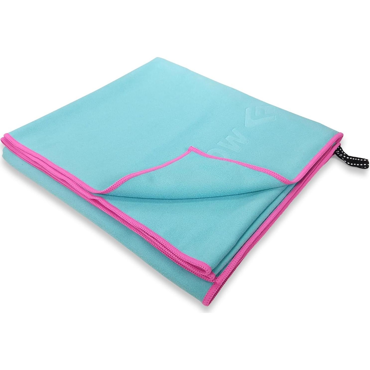 Toalla Hidro Deportiva Flow - Microfibra Secado Rápido Aqua Mediano