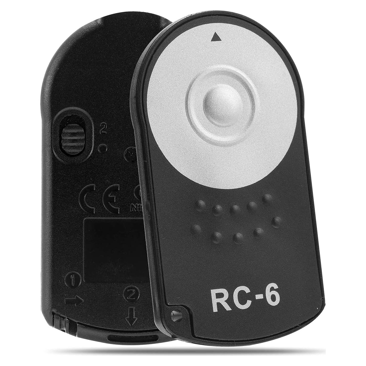 Disparador Remoto RC-6 para Cámaras Canon - Inalámbrico Negro