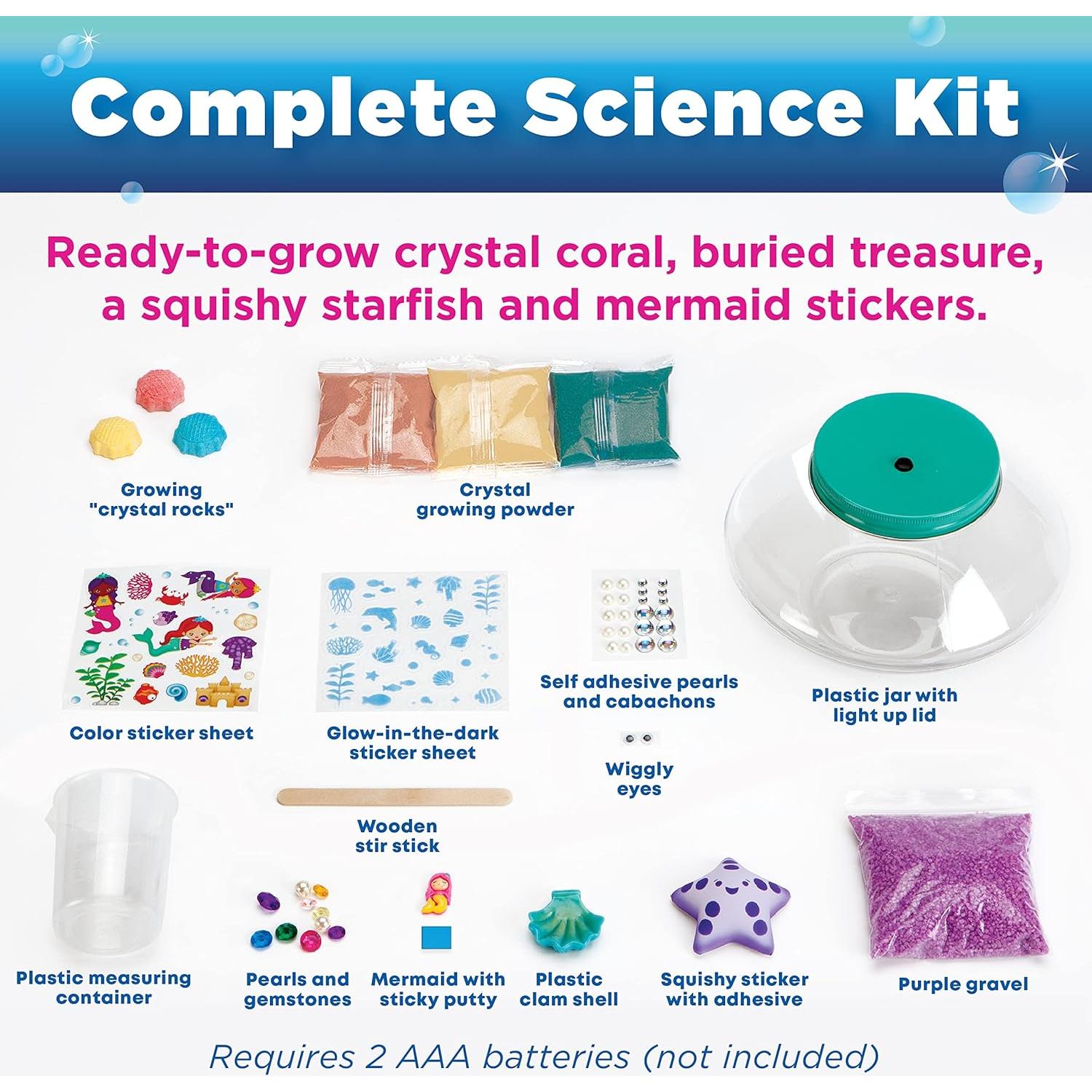 Kit de Terrario de Sirena Creatividad para Niños 11.4x26.7cm