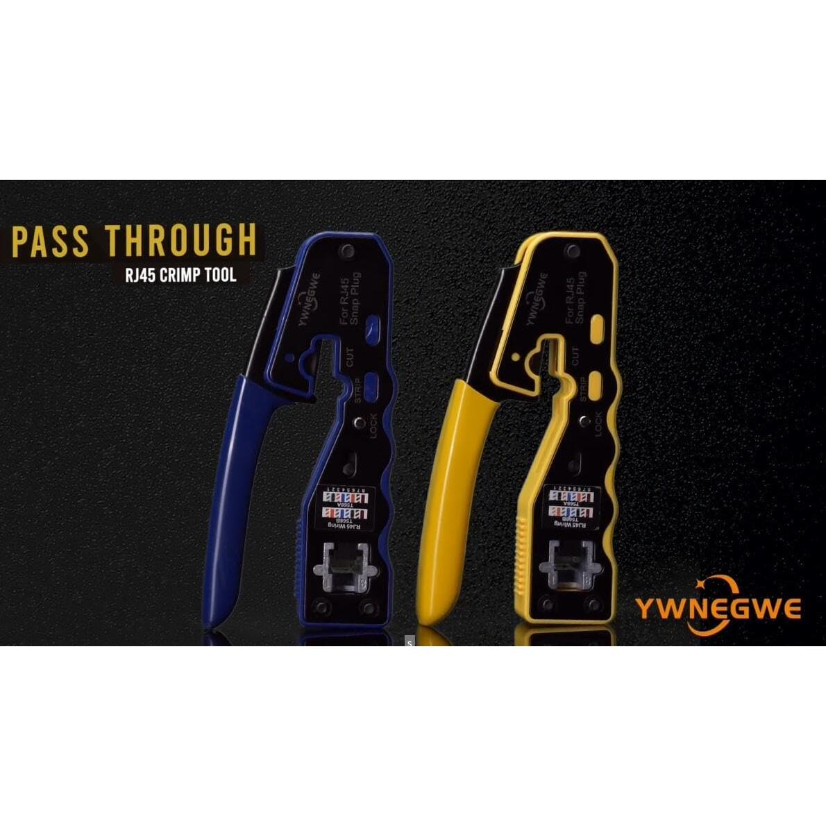 Kit de Crimpado RJ45 YWNEGWE con 20 Conectores Cat6