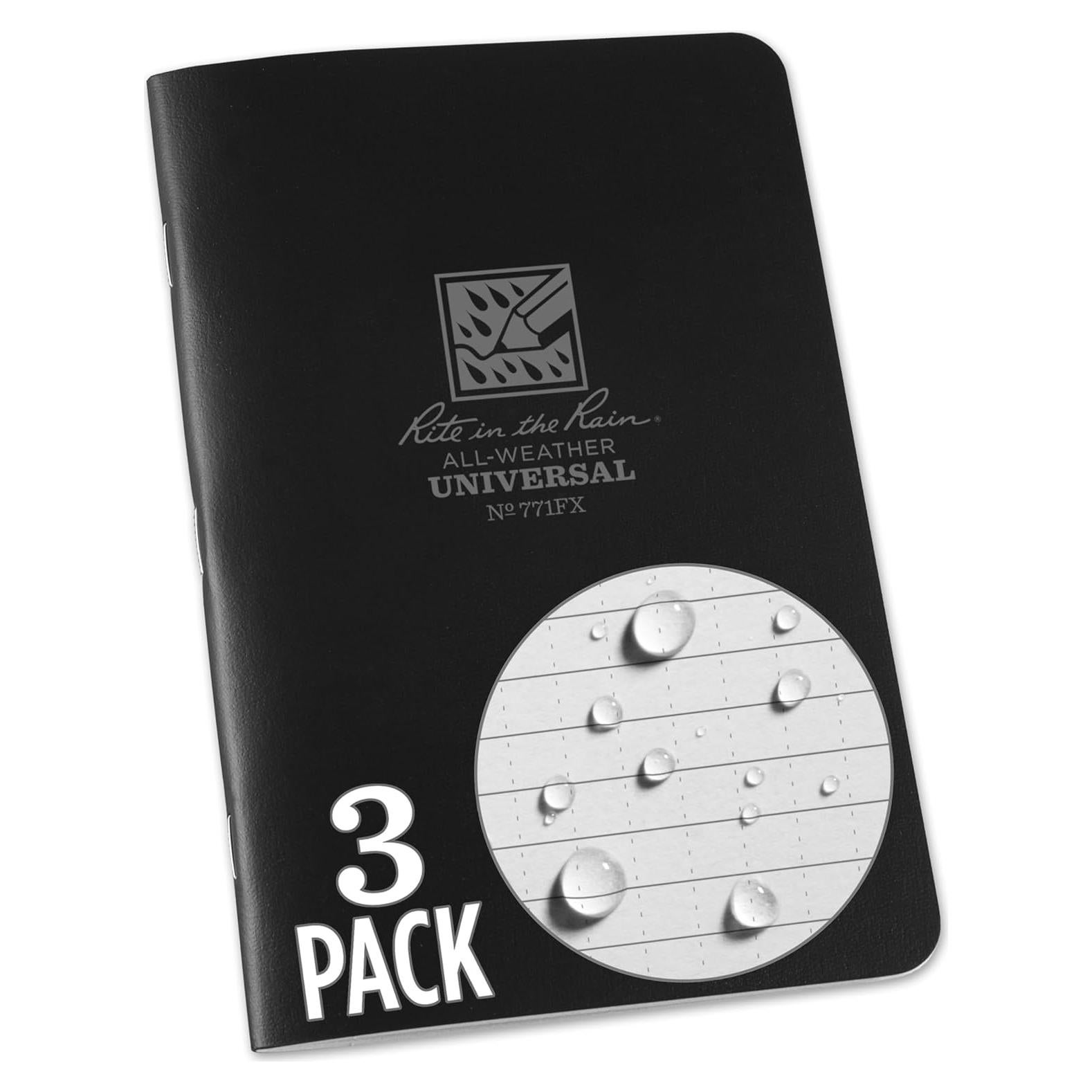Cuaderno Impermeable Rite in the Rain 3 Unidades 11.75x17.78cm