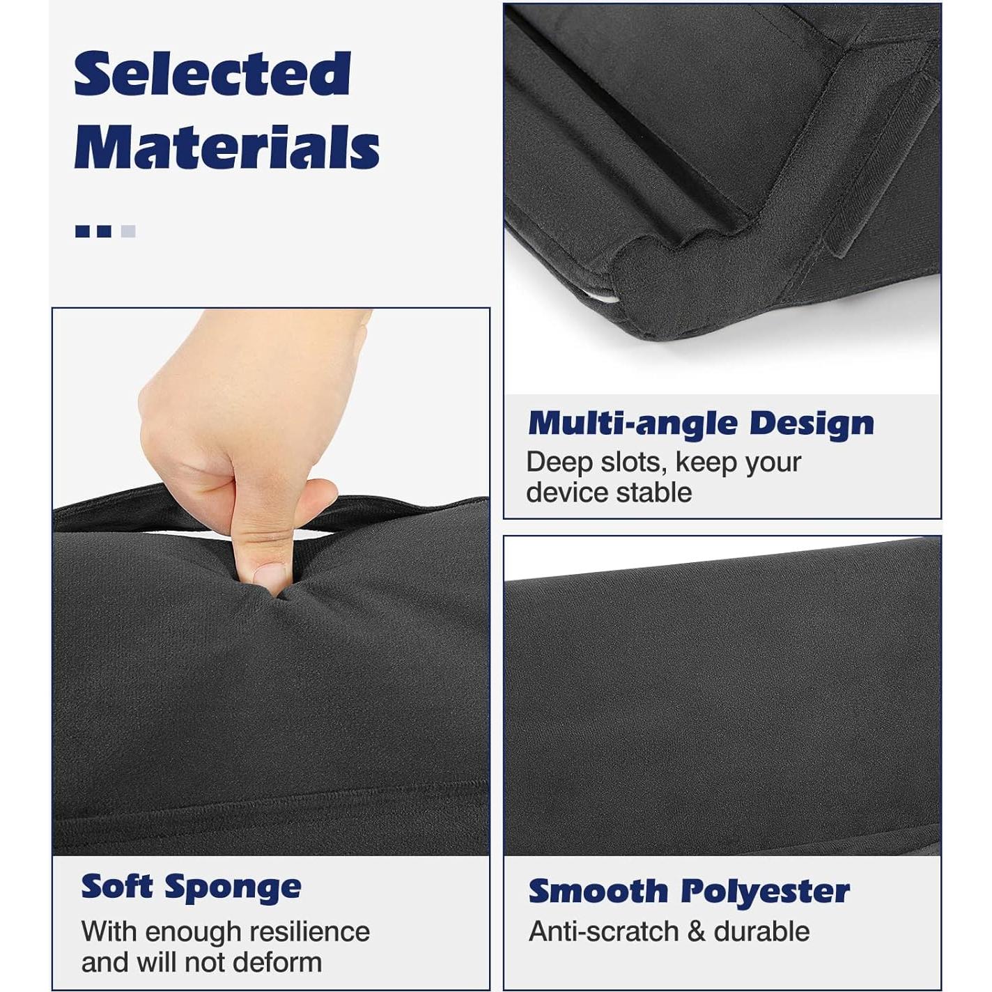 Soporte de Almohada para Tableta MoKo Negro 28.5x22.2 cm