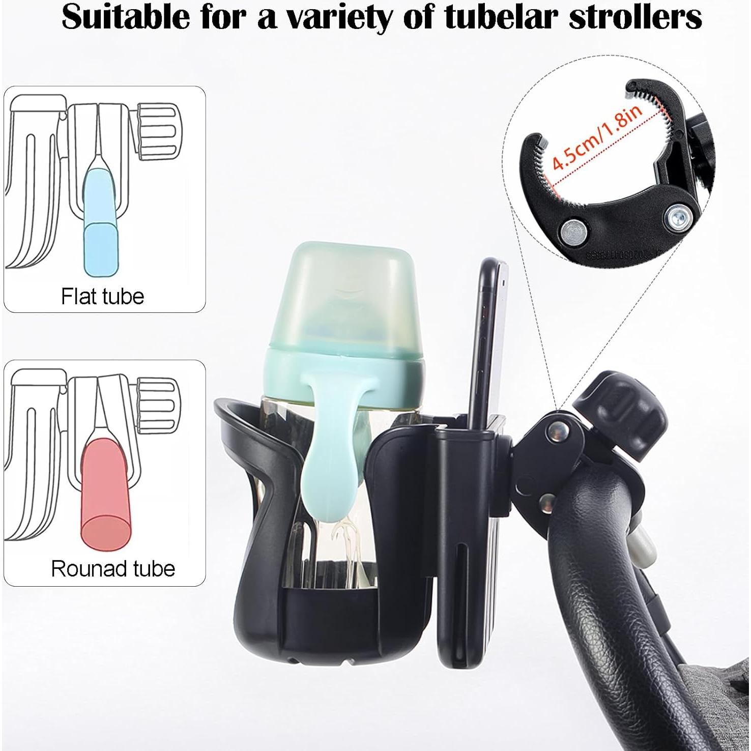 Soporte Universal para Tazas y Teléfono Yziixi - Negro