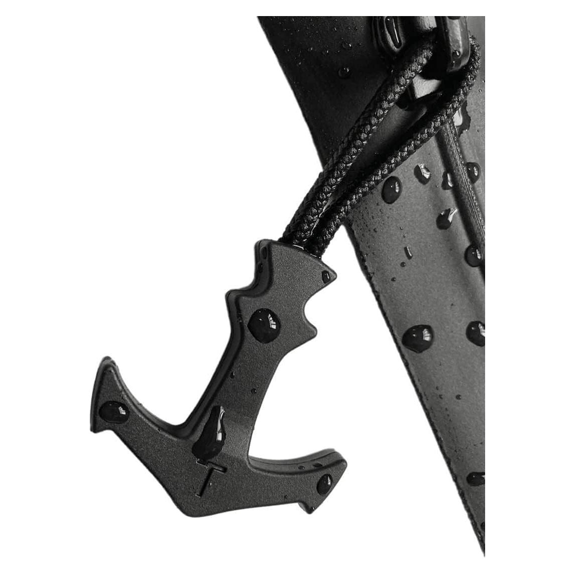 Tiradores de Cremallera de Paracord Negro LDCRE 5 Piezas