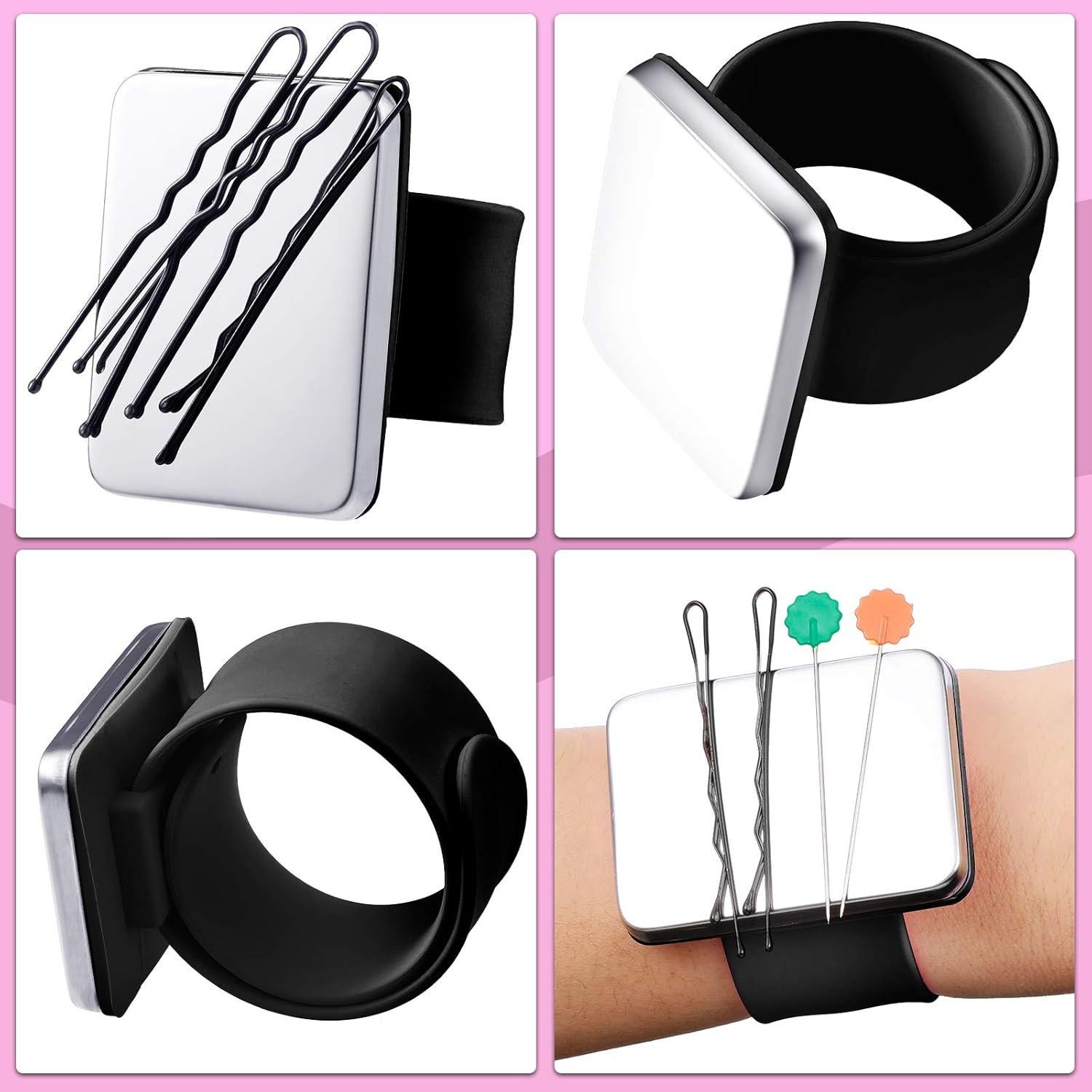 Pulsera Magnética de Silicona Patelai con 72 Horquillas y Peines