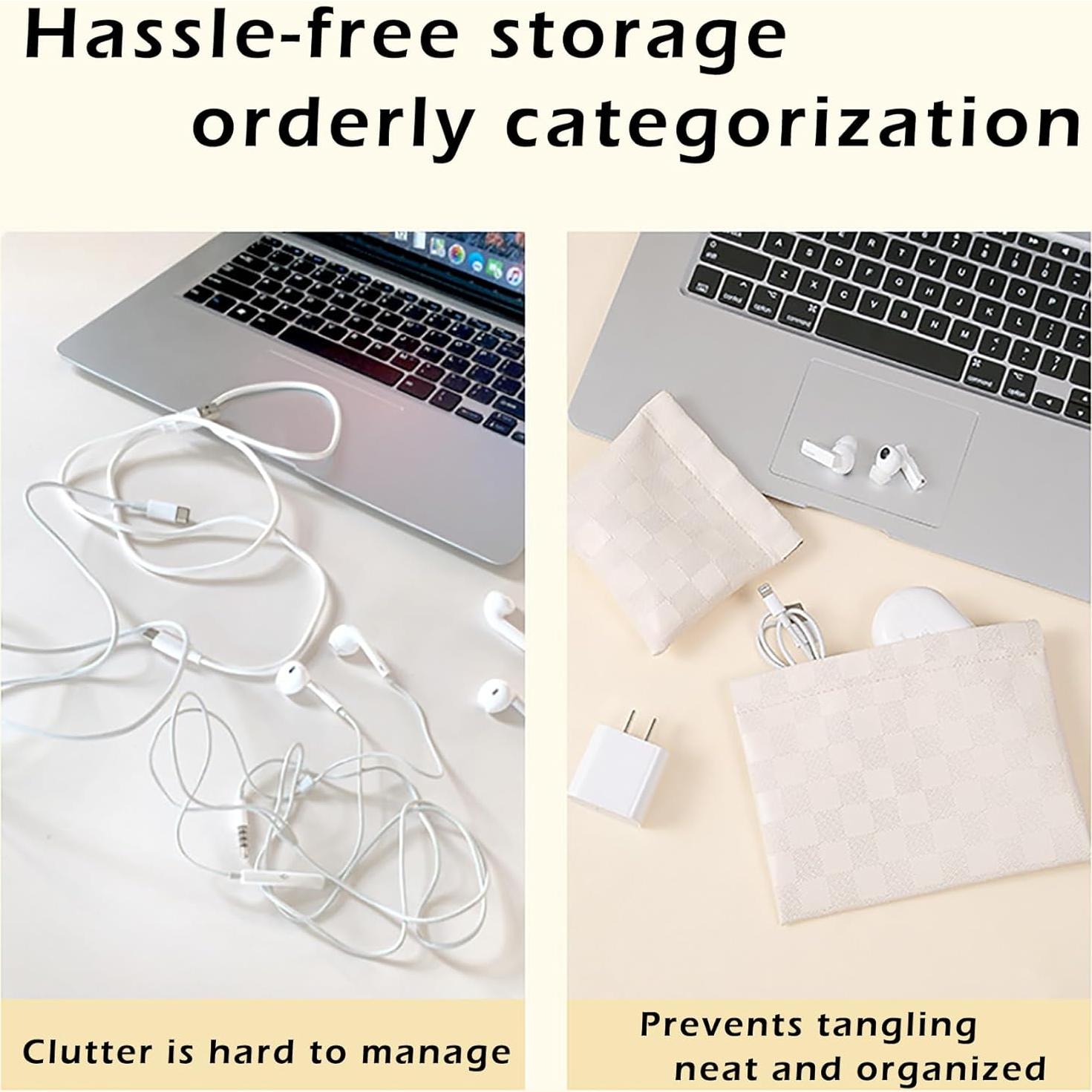 Bolsa Cosmética de Cuero PU Negra para Mujeres 18x14cm