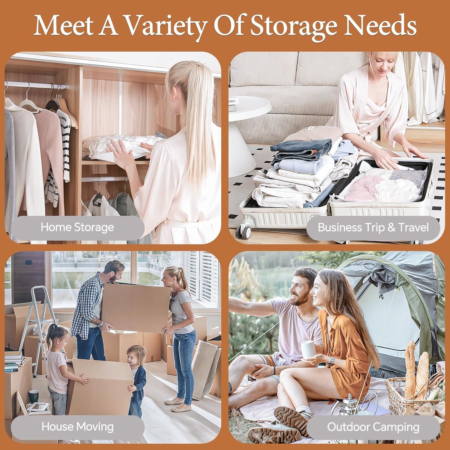 Bolsas de Almacenamiento al Vacío Vacbird - 10 Piezas con Bomba