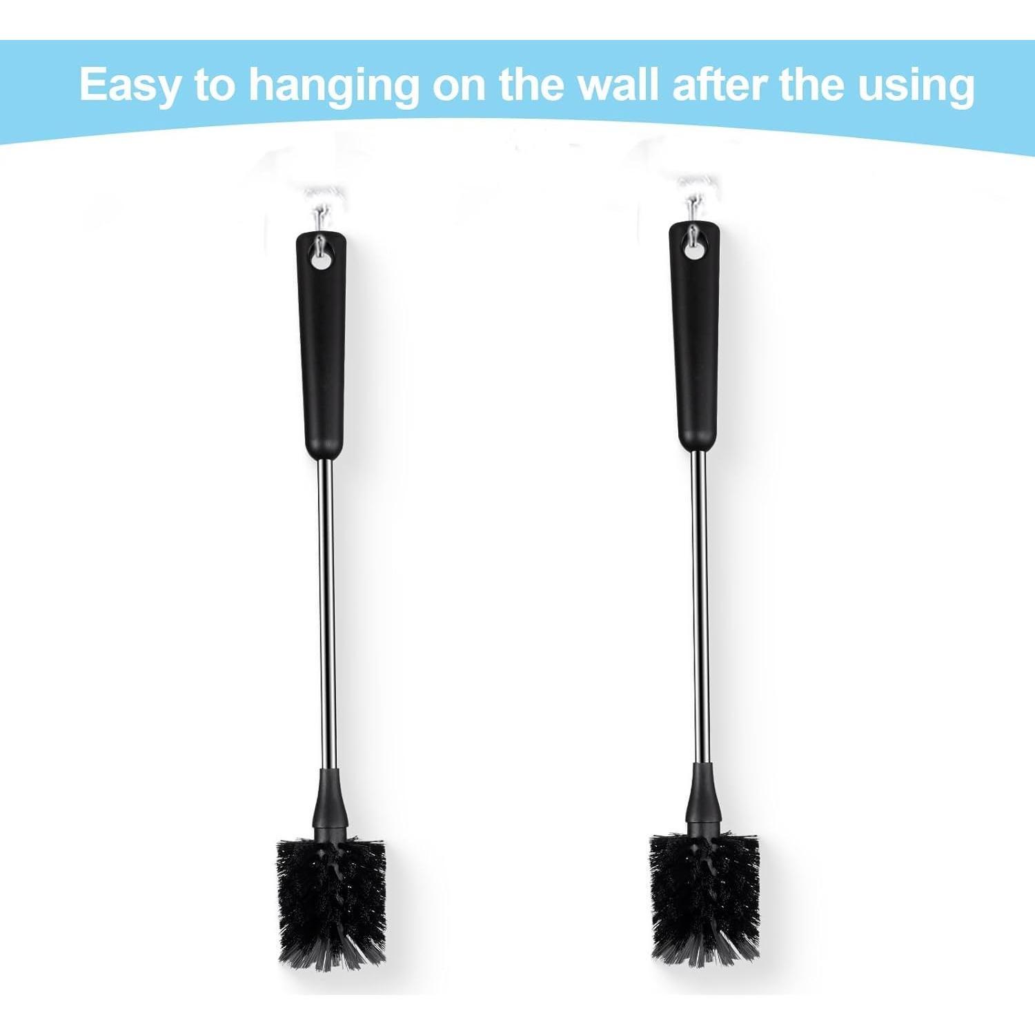 Juego de Cepillos para Botellas ToGeeKa - 4 Piezas, Mango Largo