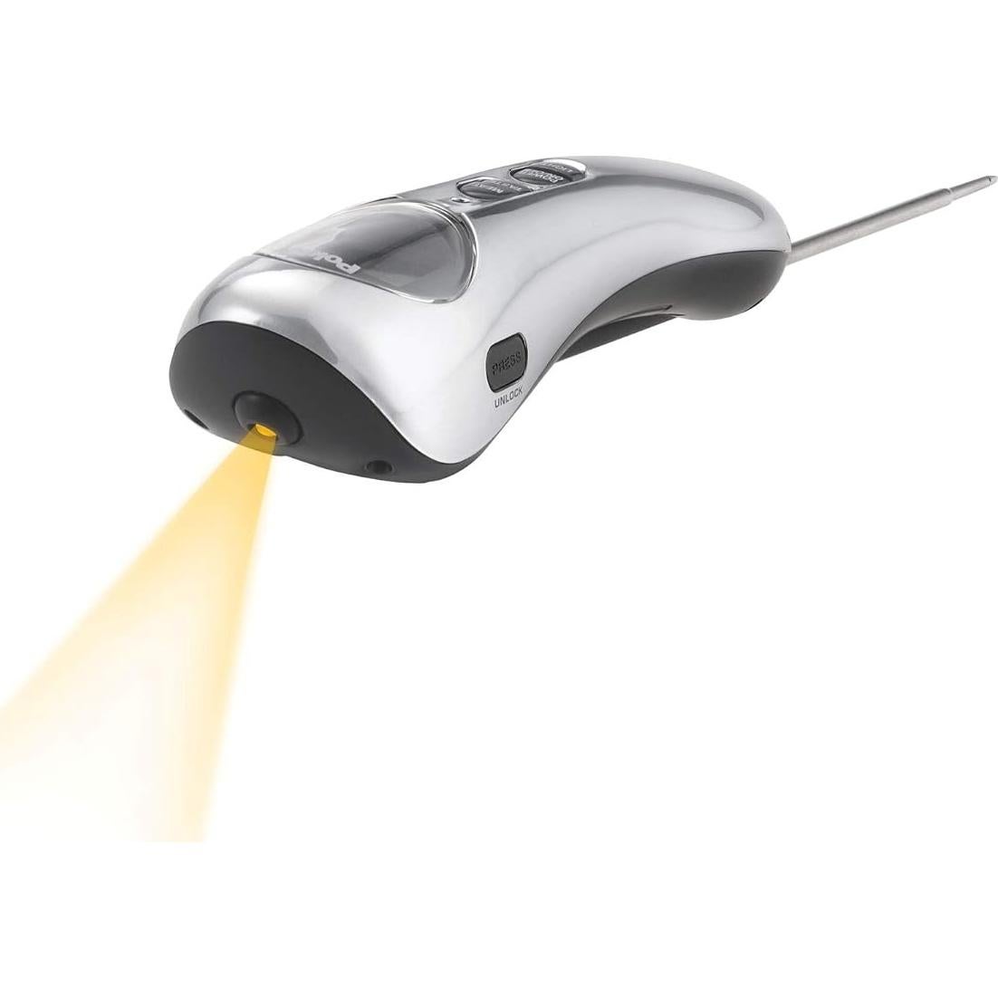 Termómetro Digital Polder THM-390-05 con Luz y Sonda Plegable