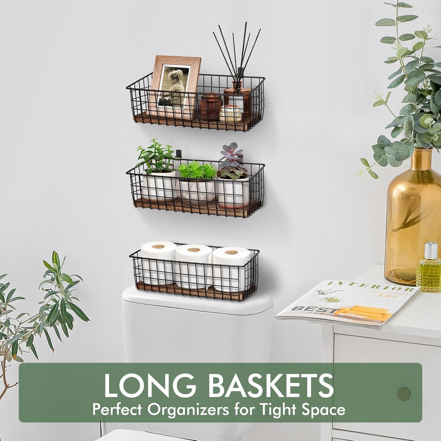 Cestas Colgantes de Pared Extra Grandes C C Fashion 3 Pack