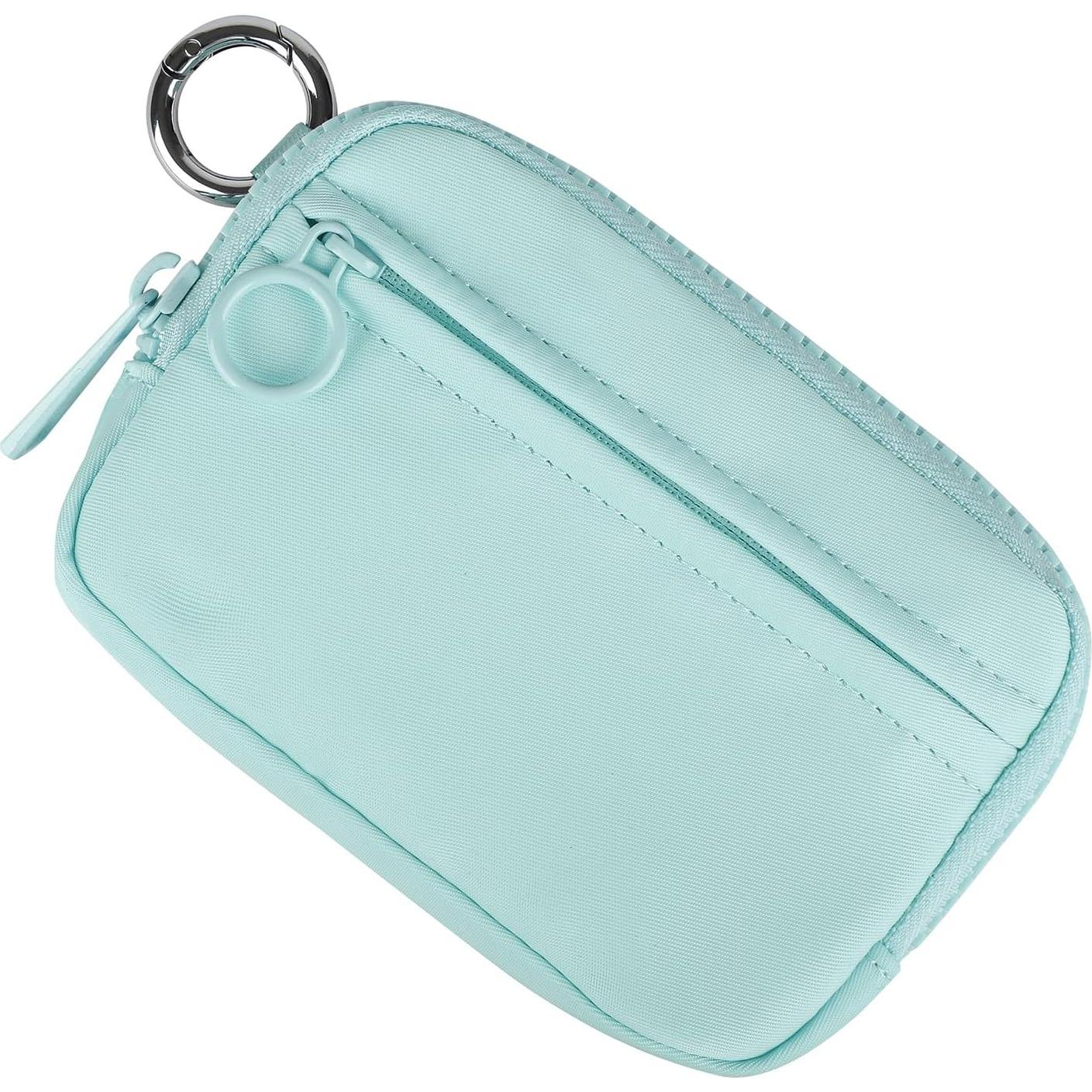 Cartera Didida Iris con Cremallera y Ventana ID Aqua