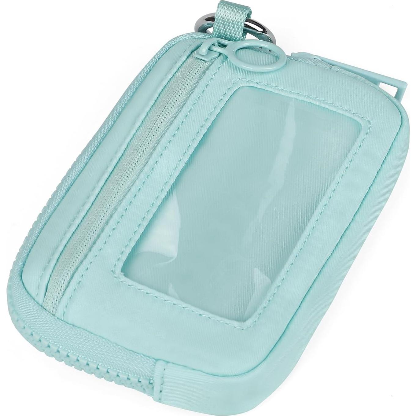 Cartera Didida Iris con Cremallera y Ventana ID Aqua