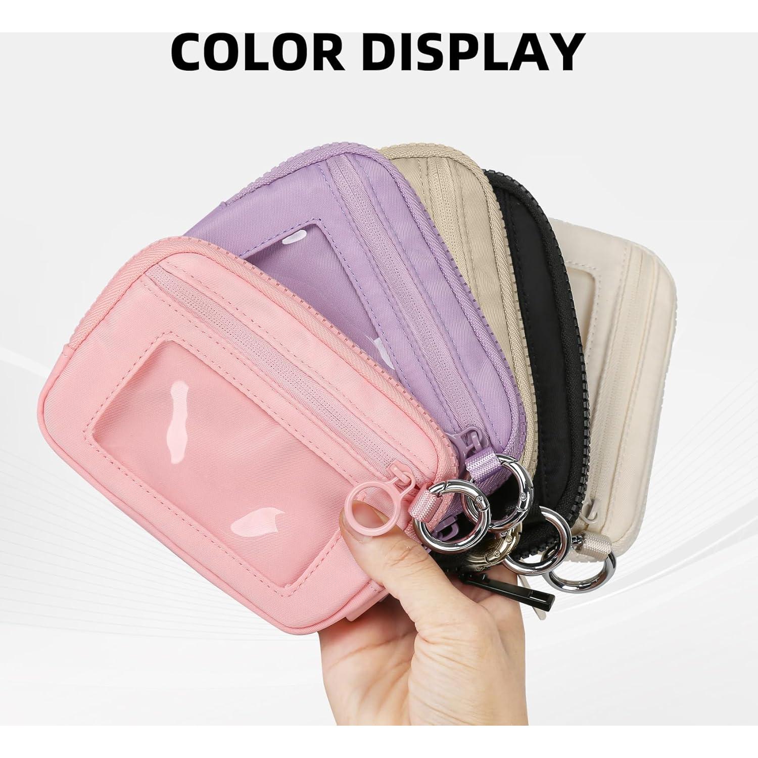 Cartera Didida Iris con Cremallera y Ventana ID Aqua