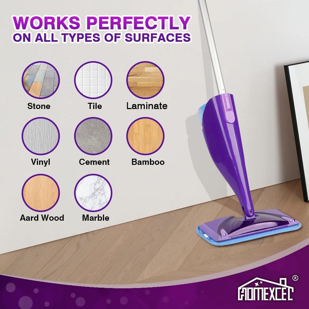 Paños de Mopa Reutilizables HOMEXCEL 30.48 cm - Paquete de 8