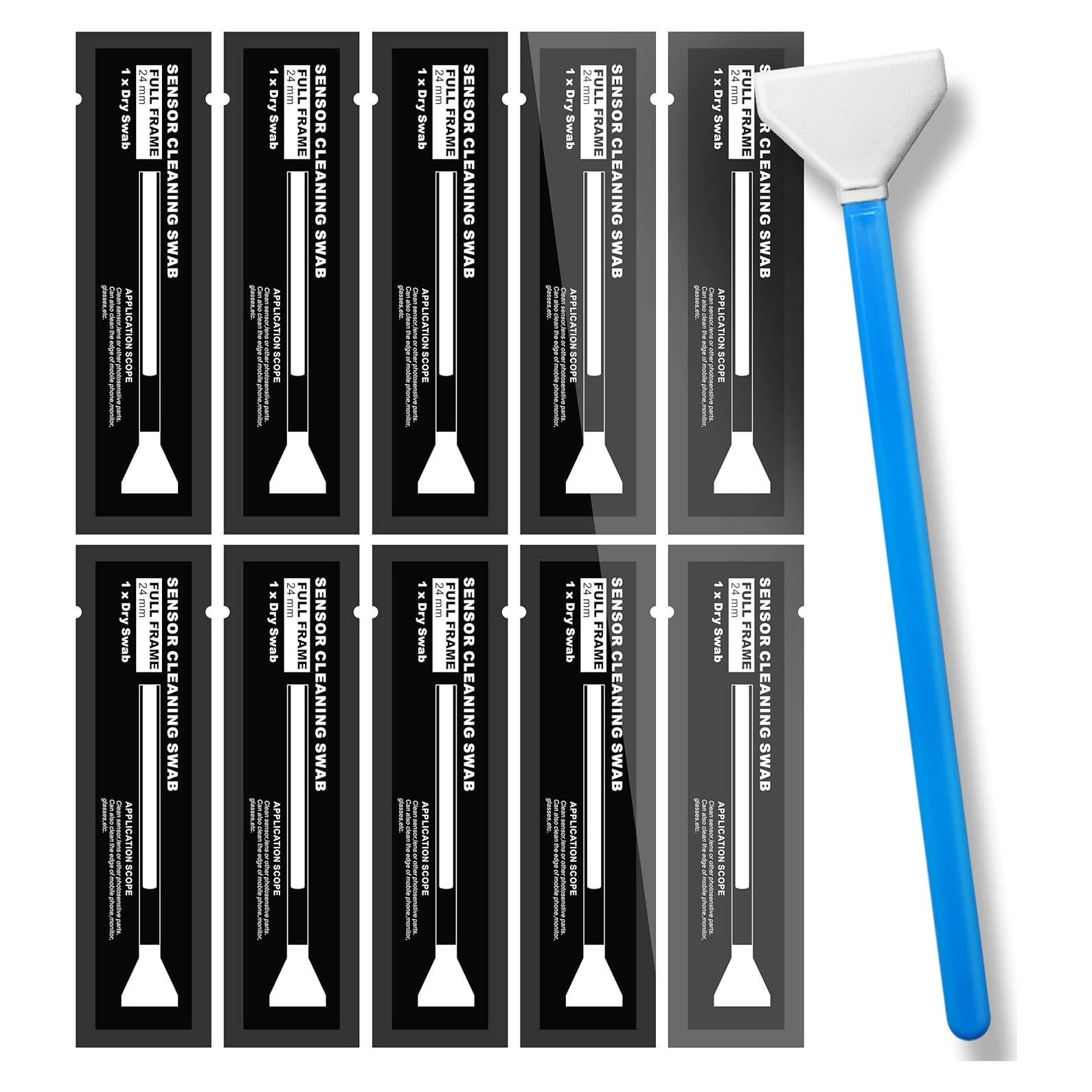 AAWipes Sensor Cleaning Swabs for Full Frame Sensor of DDR24 DSLR or SLR (10 Pack of 24mm Sensor Cleaning Swabs) Type (HCS-24-10)