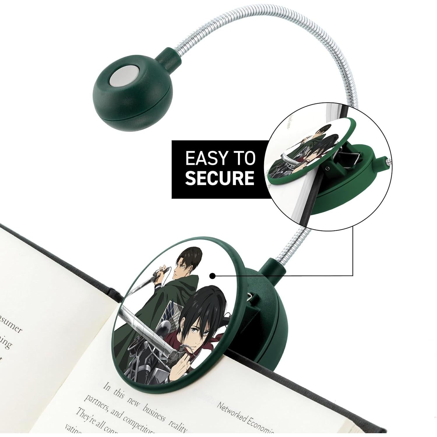 Luz de lectura LED con clip WITHit - Ajustable y portátil