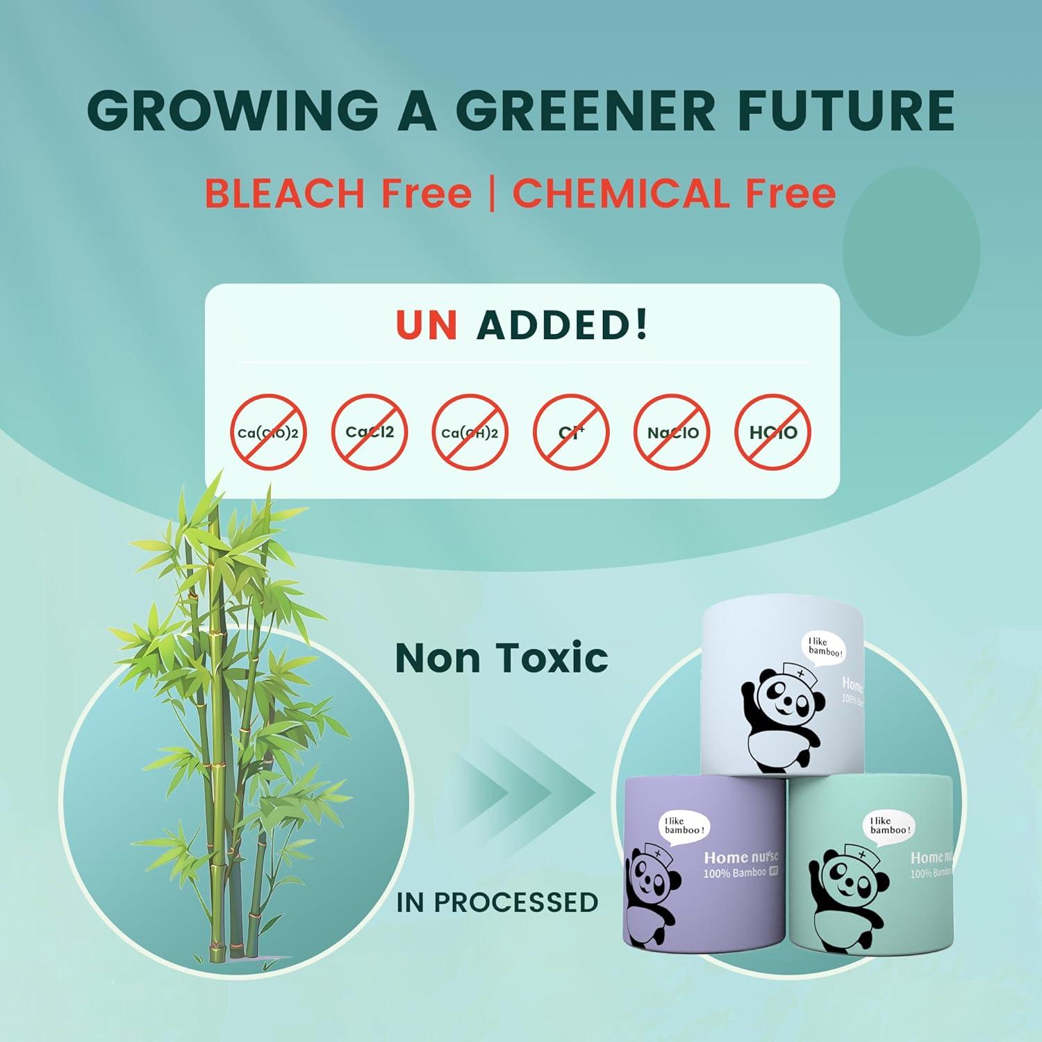 Papel Higiénico de Bambú Home Nurse 4 Capas 12 Rollos Natural