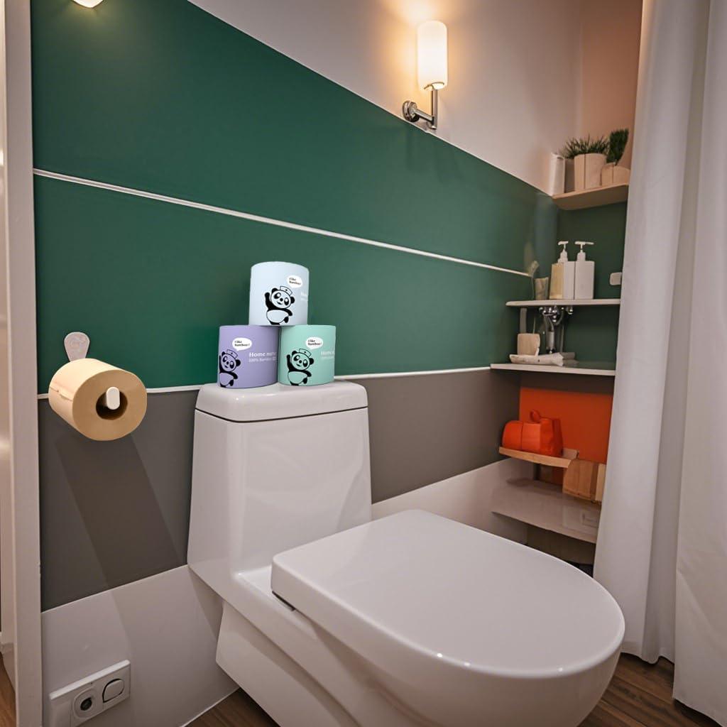 Papel Higiénico de Bambú Home Nurse 4 Capas 12 Rollos Natural