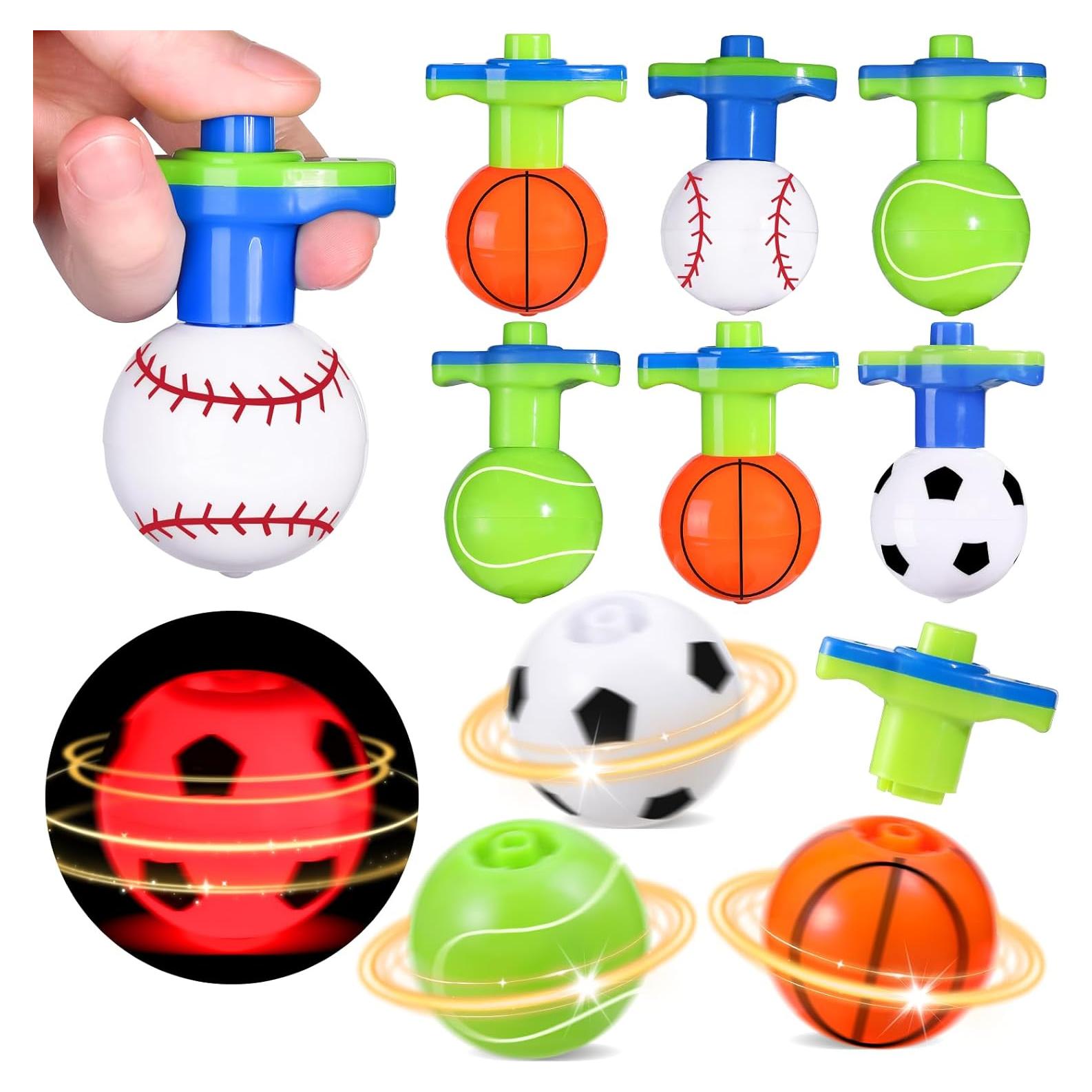 SCIONE 12 Piezas Luces Giratorias para Niños - Juguetes de Fiesta