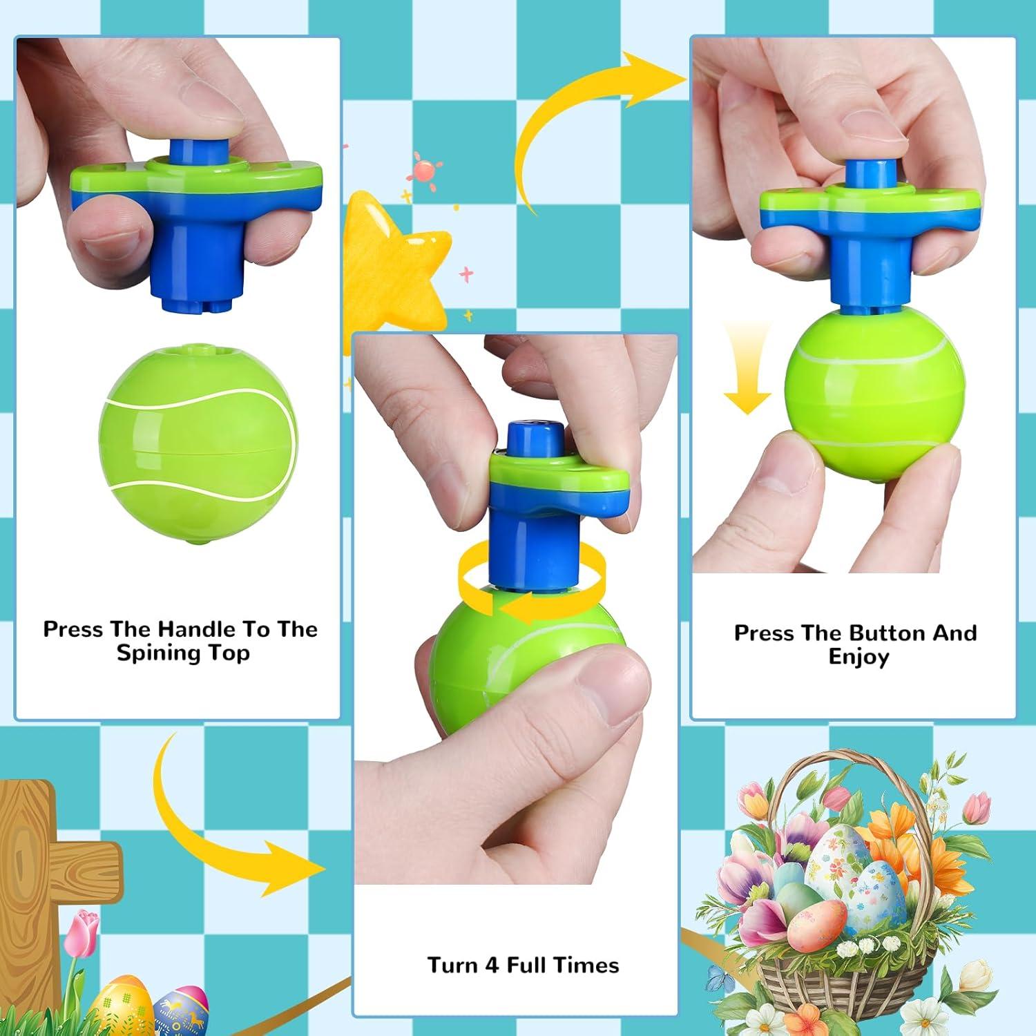 SCIONE 12 Piezas Luces Giratorias para Niños - Juguetes de Fiesta