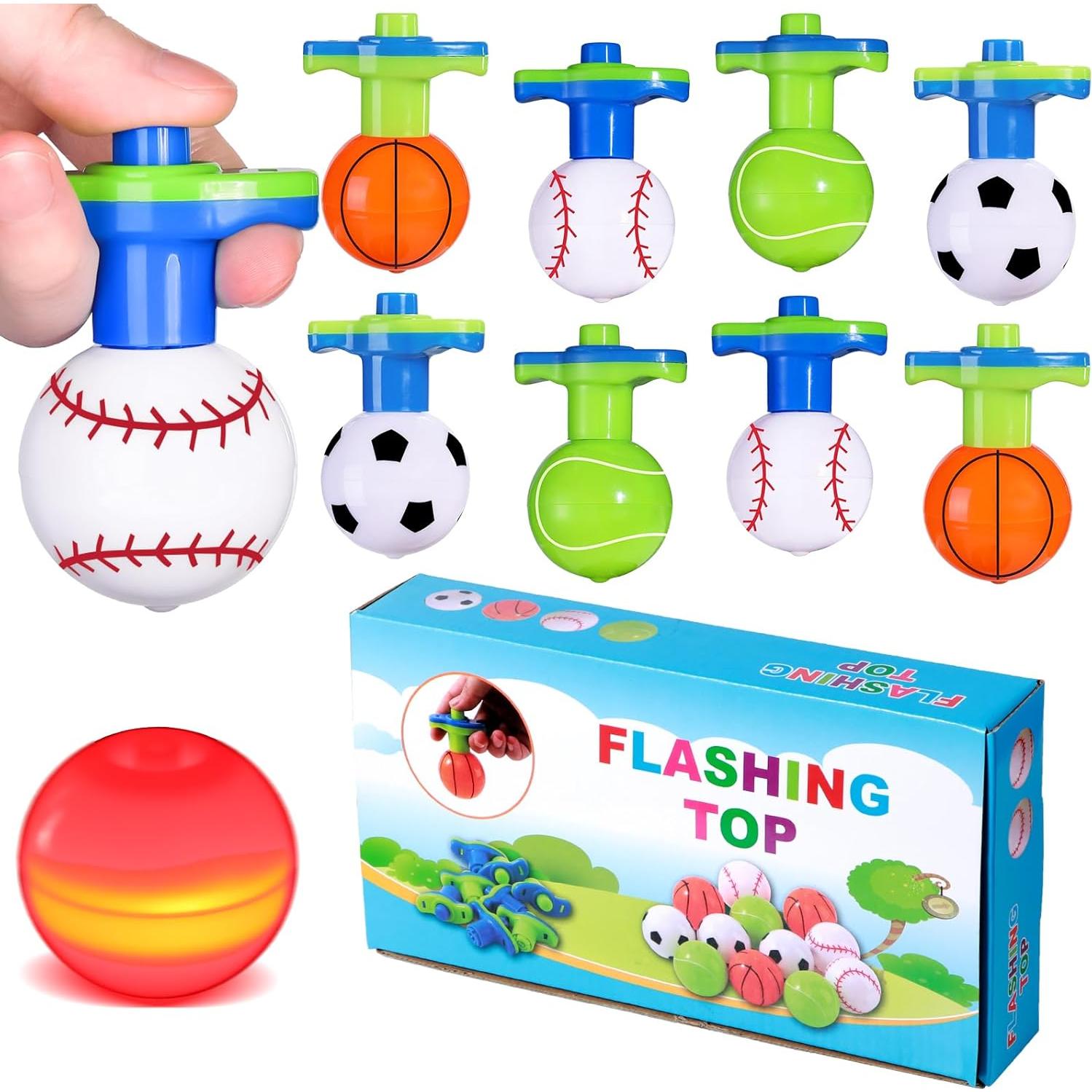 SCIONE 12 Piezas Luces Giratorias para Niños - Juguetes de Fiesta