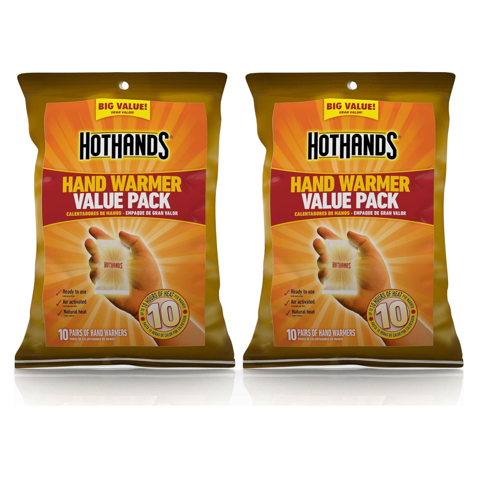 Calentadores de Manos HotHands - 20 Paquetes de Calor