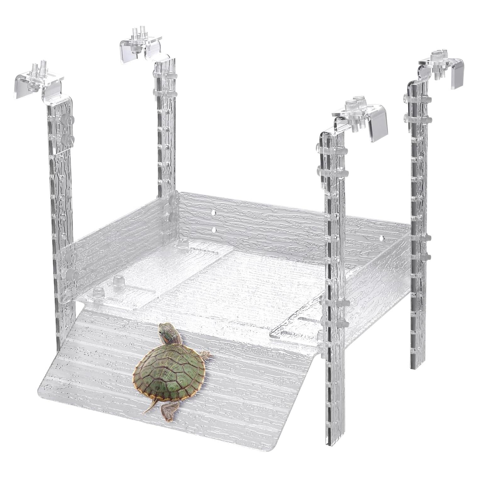 Plataforma de Sol para Tortugas Juilsioa 33x25.4 cm Acrílica