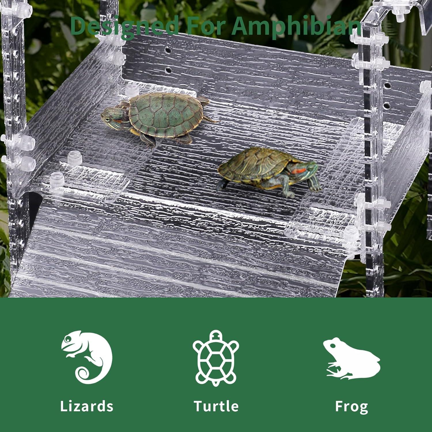 Plataforma de Sol para Tortugas Juilsioa 33x25.4 cm Acrílica