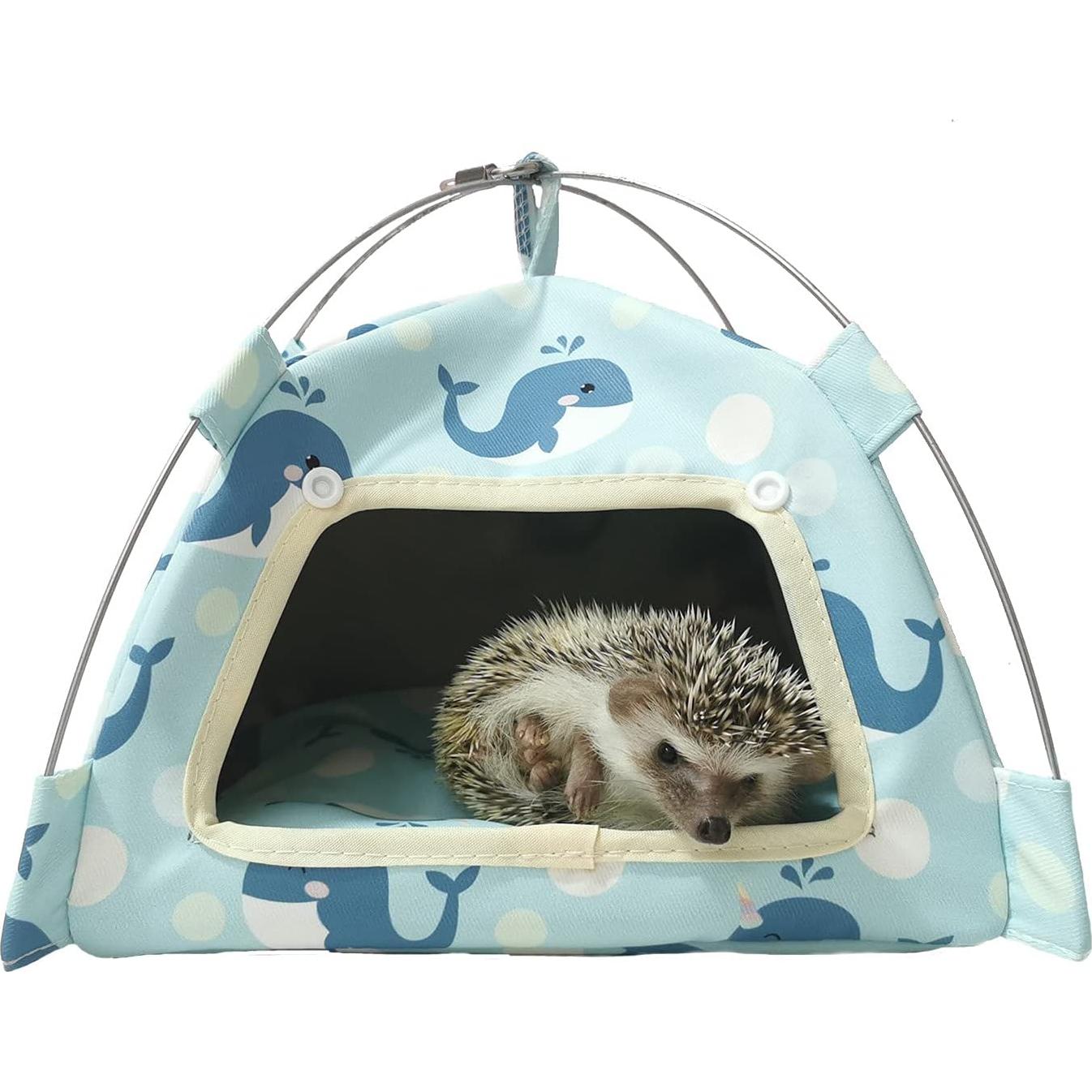 Refugio para Cobaya MuYaoPet Azul 23.9x23.9cm Impermeable