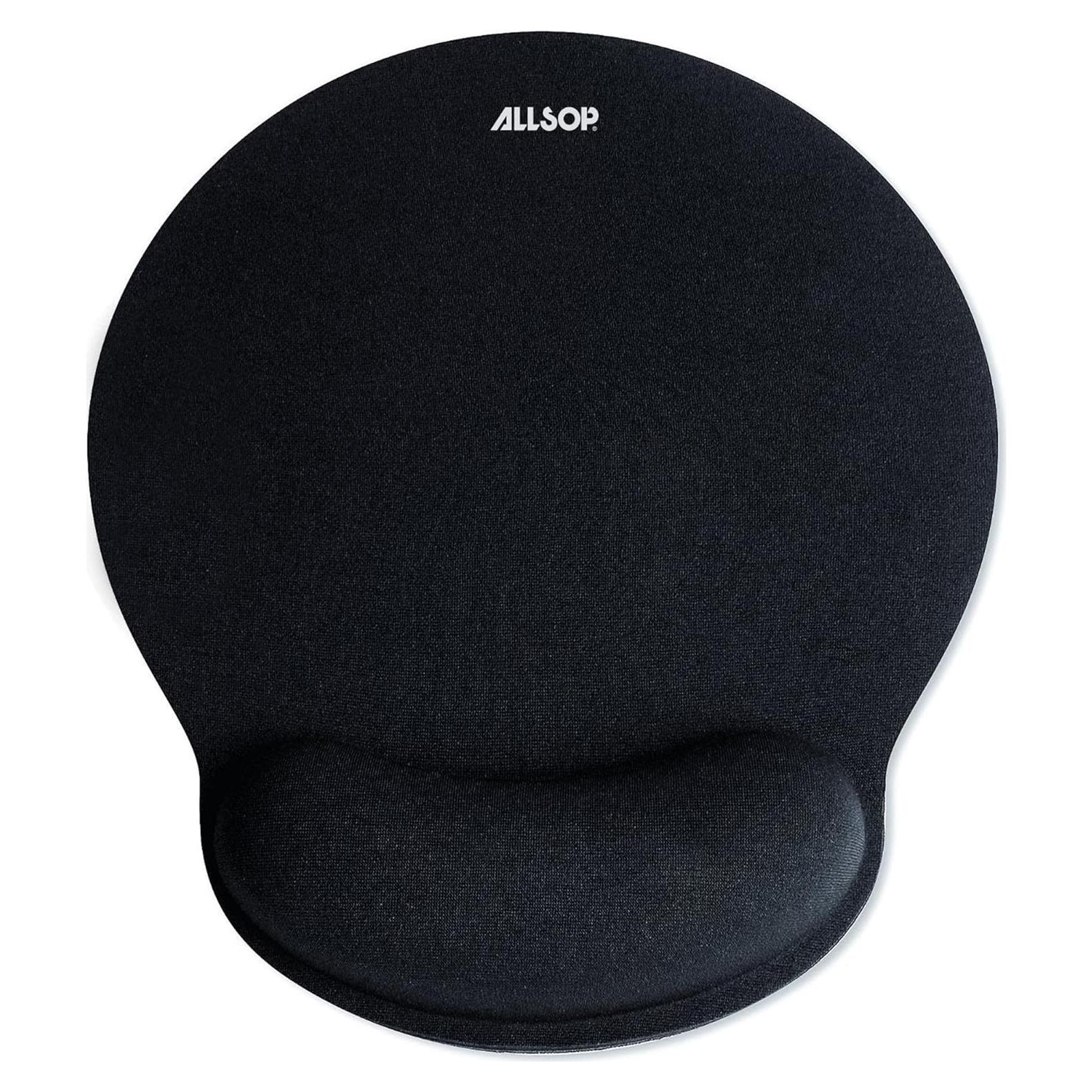 Almohadilla para Ratón Ergonómica Allsop Negro 27.43x26.83cm