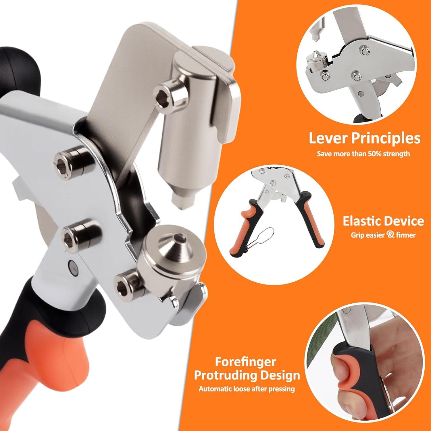 Kit de Instalación de Botones a Presión ZAPSIFOU 160 Piezas