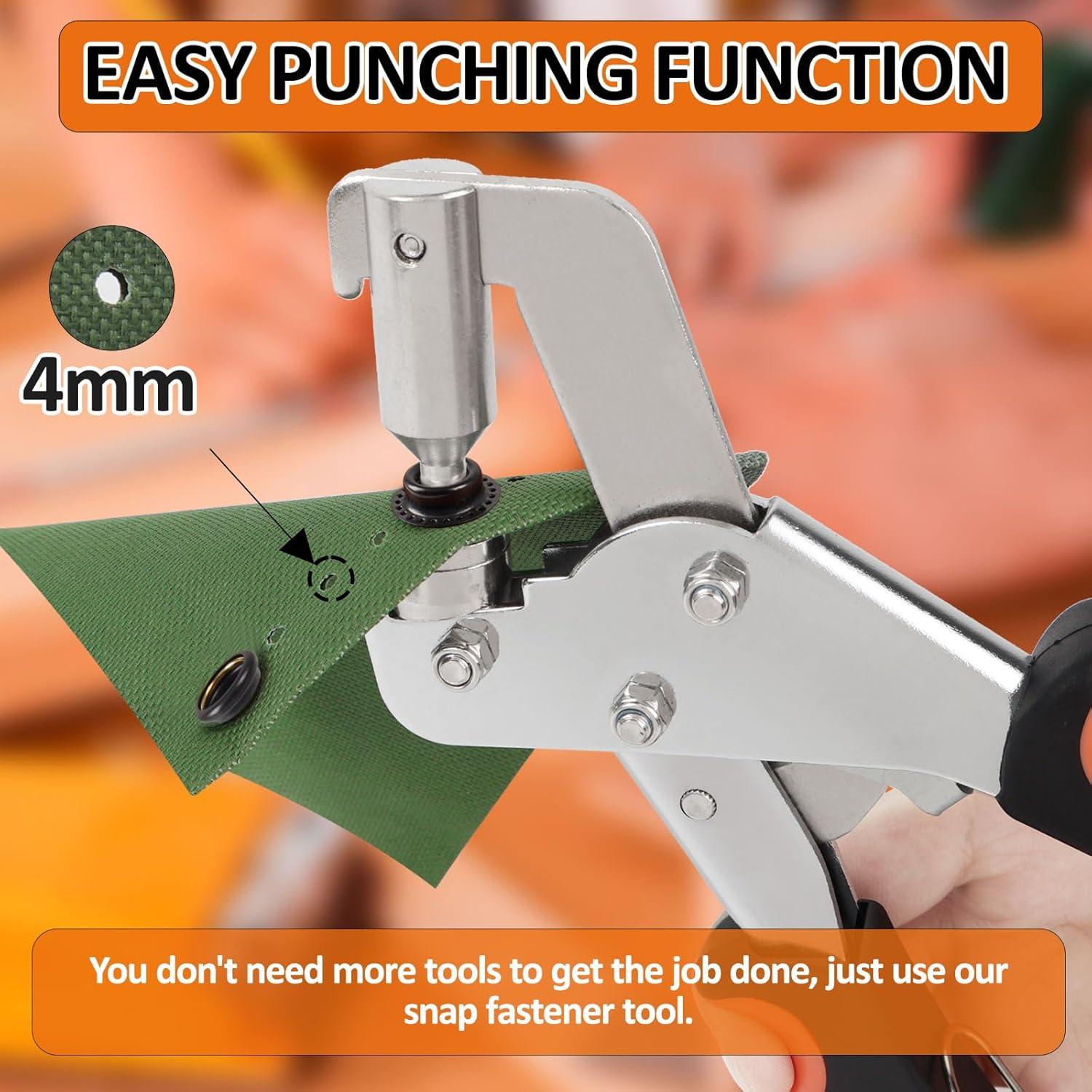 Kit de Instalación de Botones a Presión ZAPSIFOU 160 Piezas