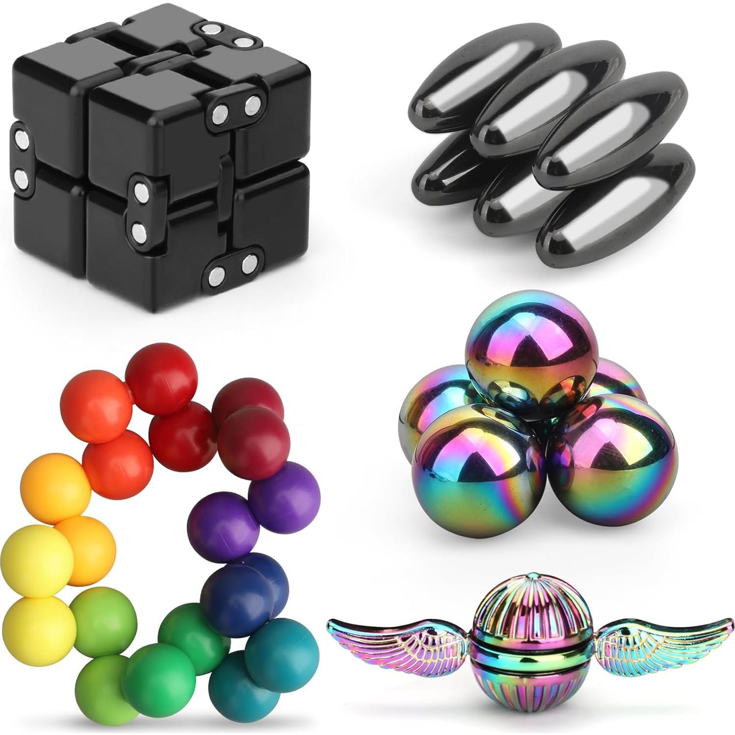 Conjunto de Juguetes Antiestrés Dilabnba 14 Piezas Portátil