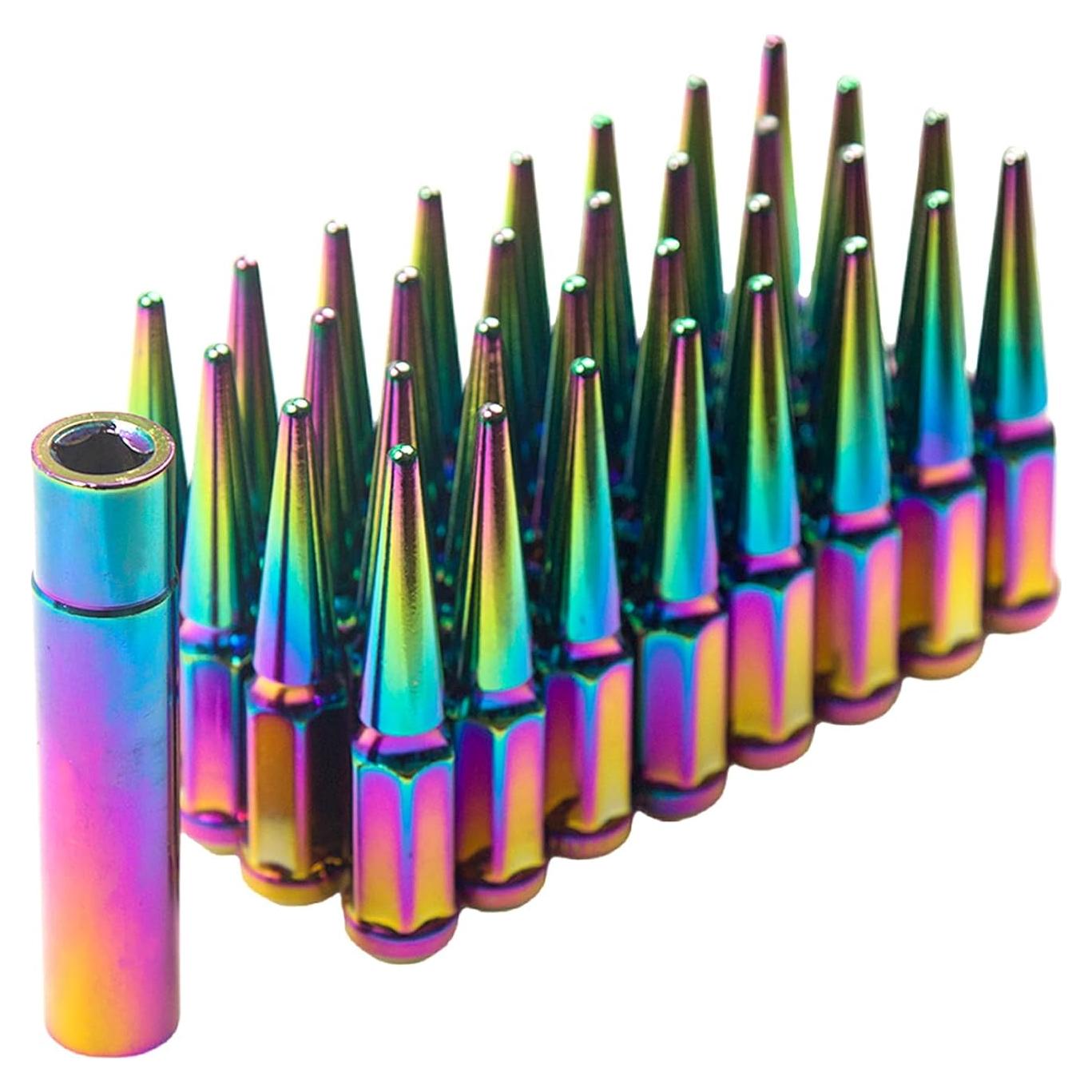 Tuercas de Rueda M14x1.5 Neo Chrome 32Pcs para Silverado