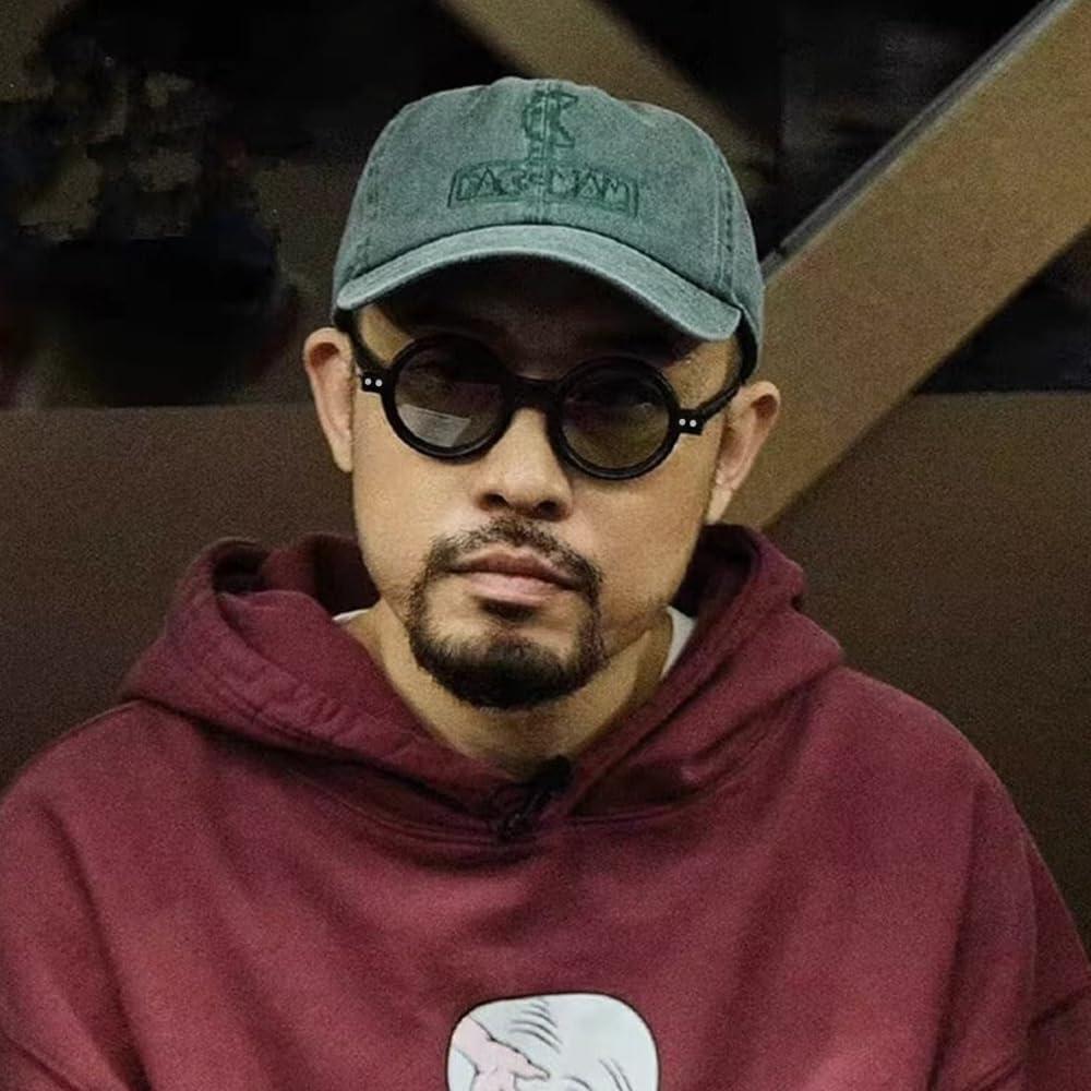 Gafas de sol redondas polarizadas Teumire unisex HD 45mm