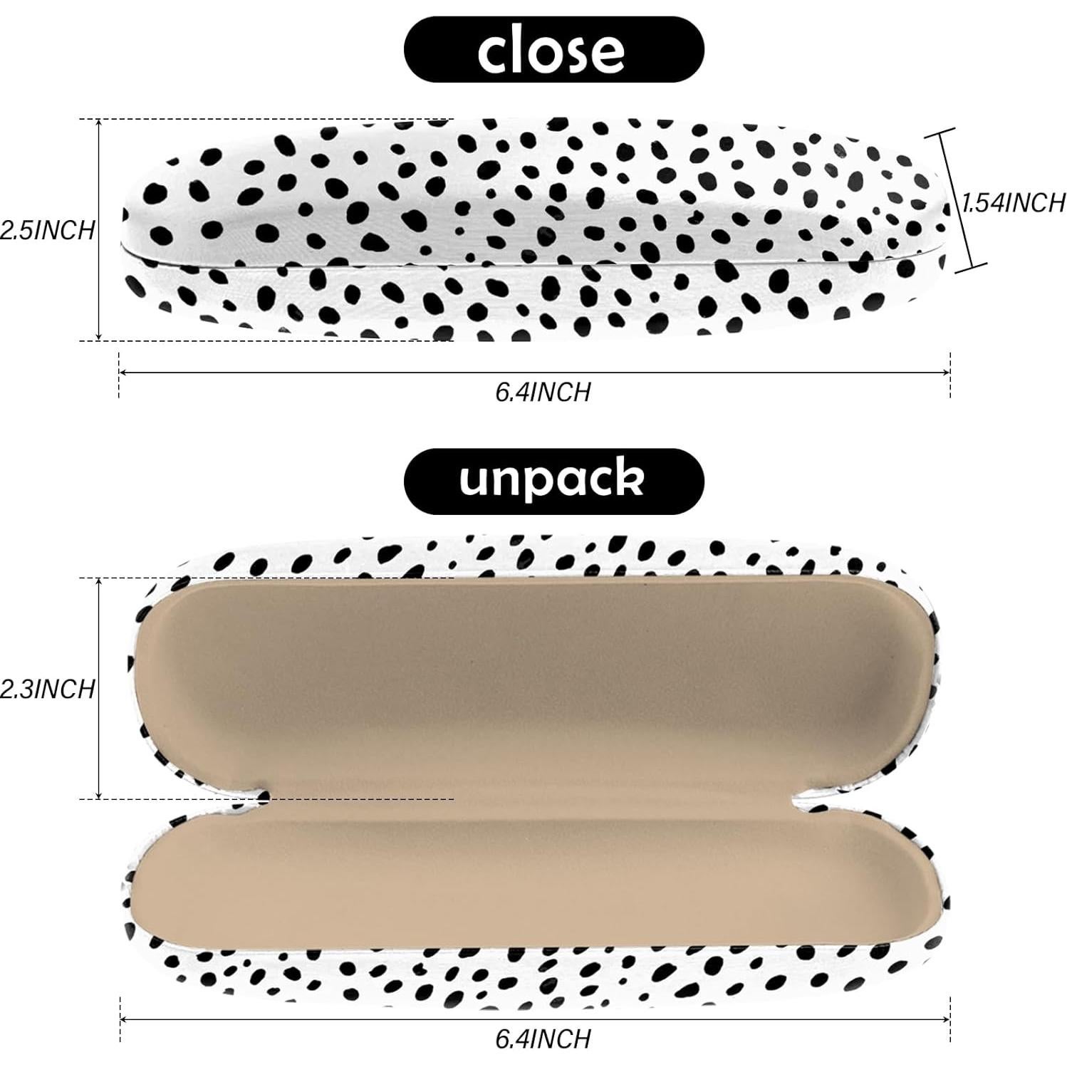 Estuche Duro para Gafas Deokke con Paño de Limpieza 16x6cm