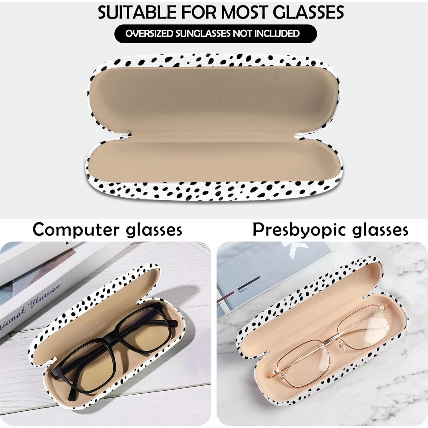 Estuche Duro para Gafas Deokke con Paño de Limpieza 16x6cm