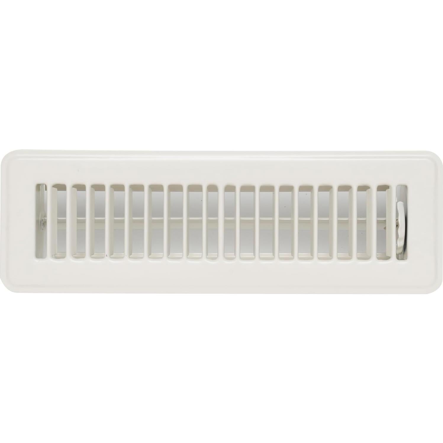 Registro de Piso Handua 2x10 Louvered Acero Blanco Roto