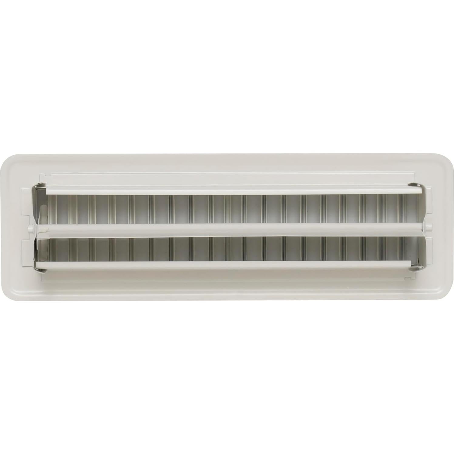 Registro de Piso Handua 2x10 Louvered Acero Blanco Roto