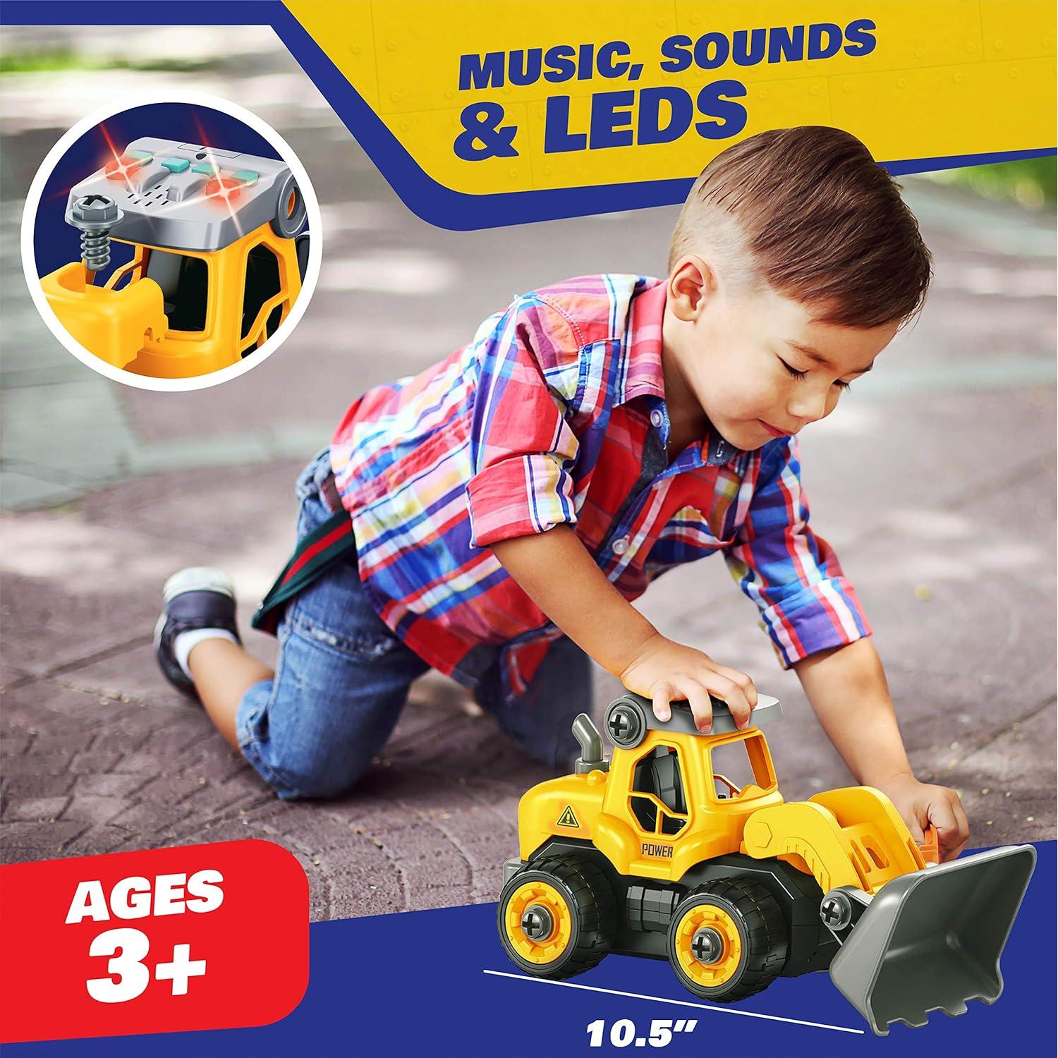 Camión Desmontable RC USA Toyz 4-en-1 para Niños