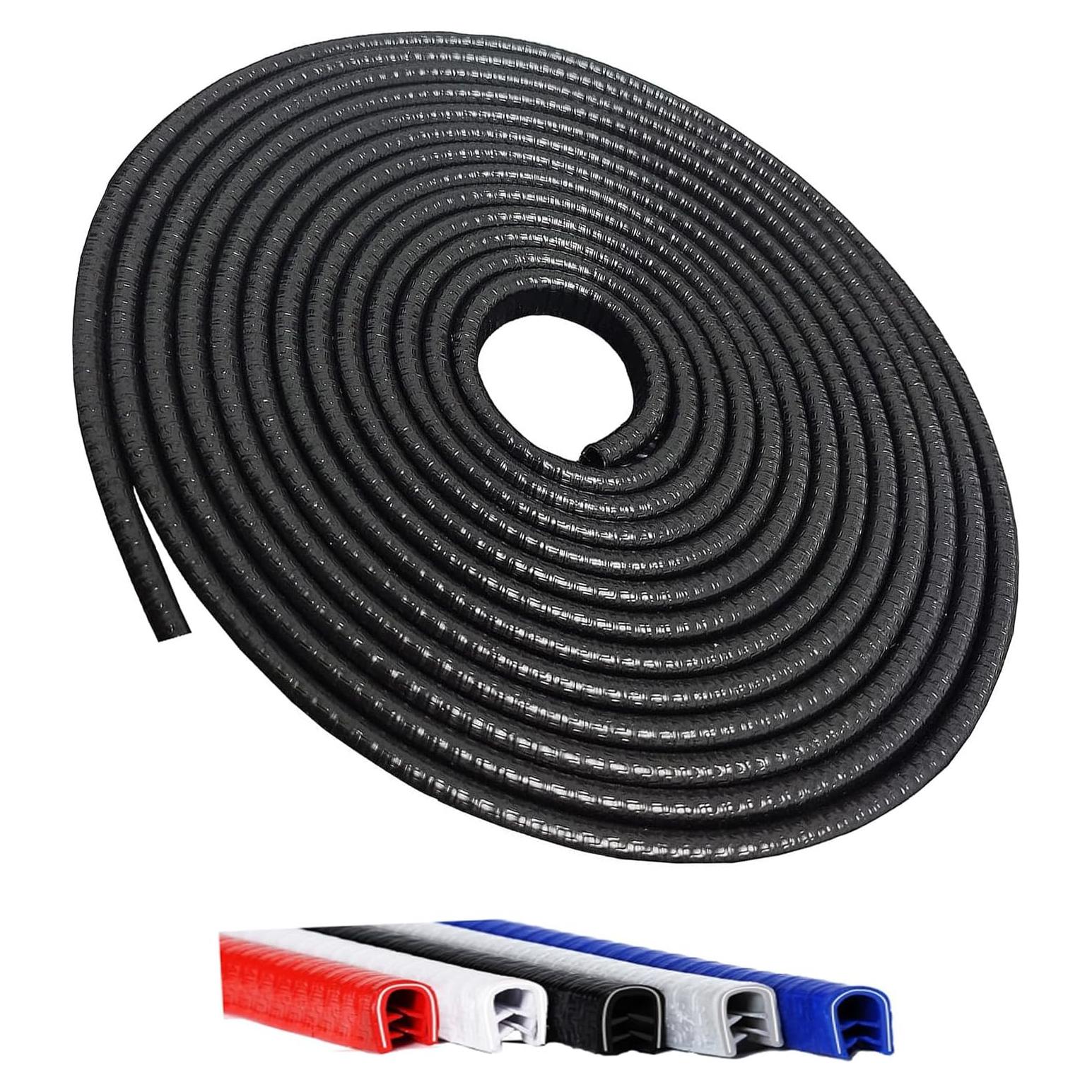 Protector de Bordes de Puerta de Coche Winfort 5M Negro