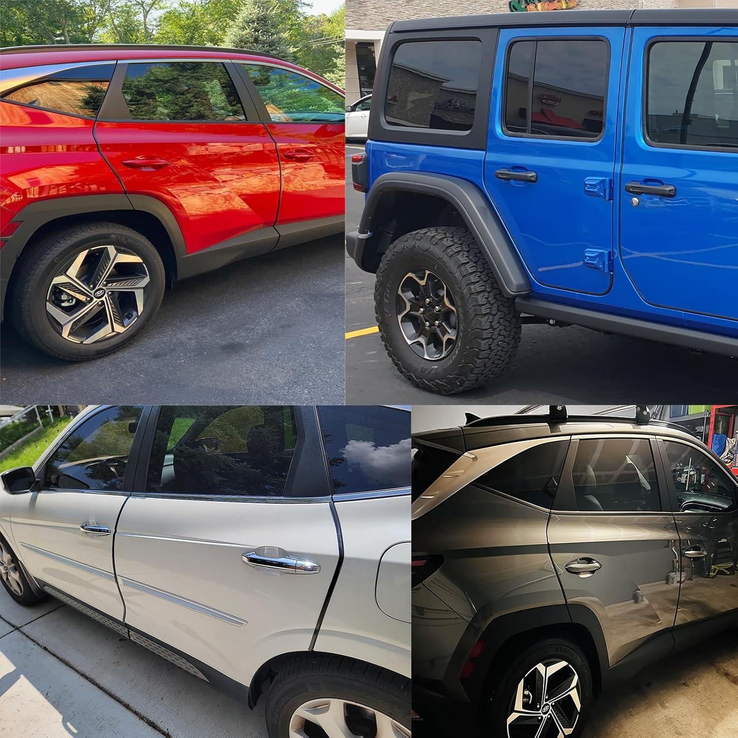 Protector de Bordes de Puerta de Coche Winfort 5M Negro