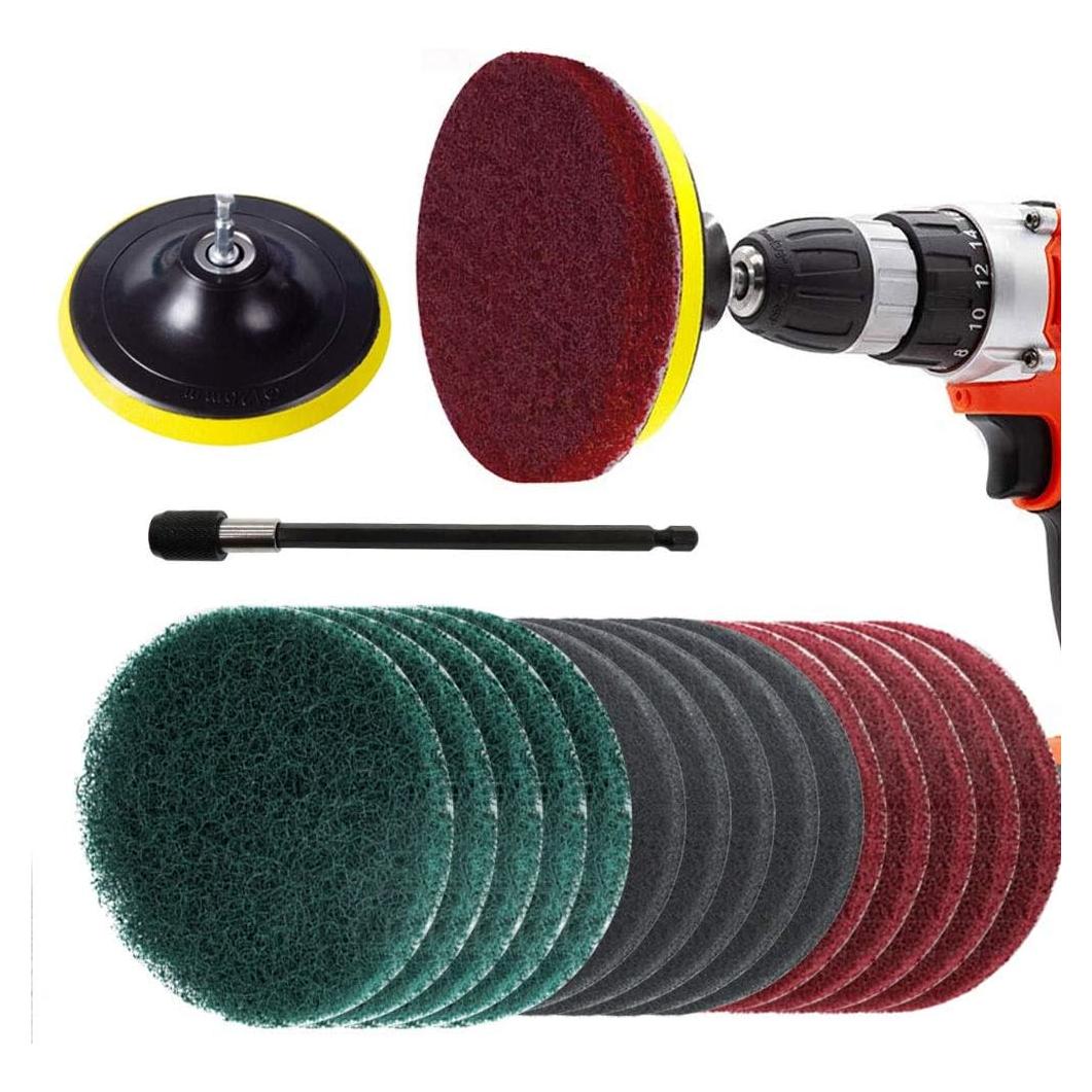 Kit de Almohadillas de Limpieza para Taladro Carkio 17 Piezas