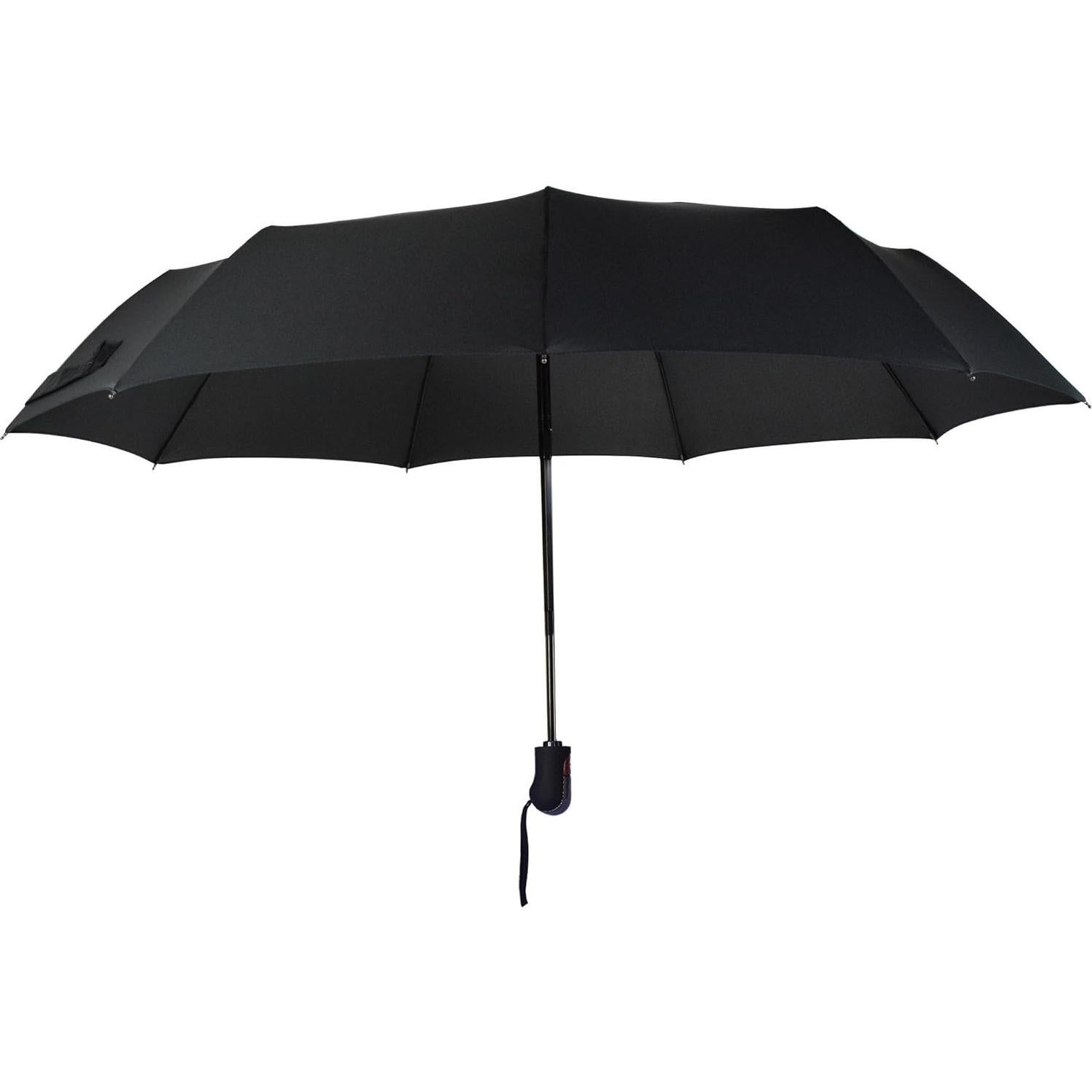 Paraguas de Viaje Umenice Compacto Automático Negro 99 cm