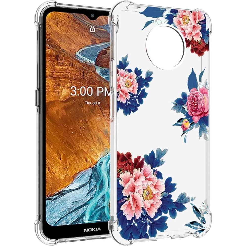 Funda protectora TPU para Nokia G300 5G - Flor Azul