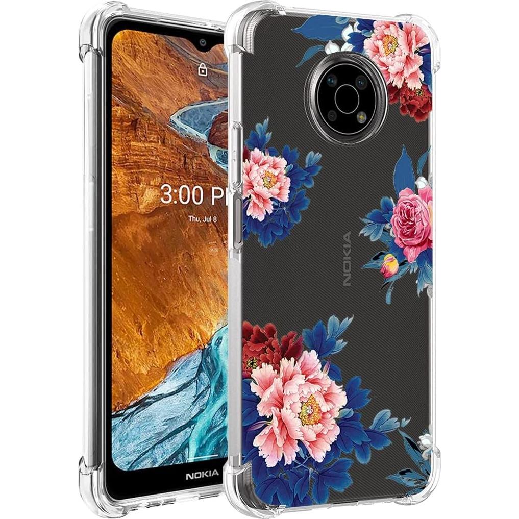 Funda protectora TPU para Nokia G300 5G - Flor Azul