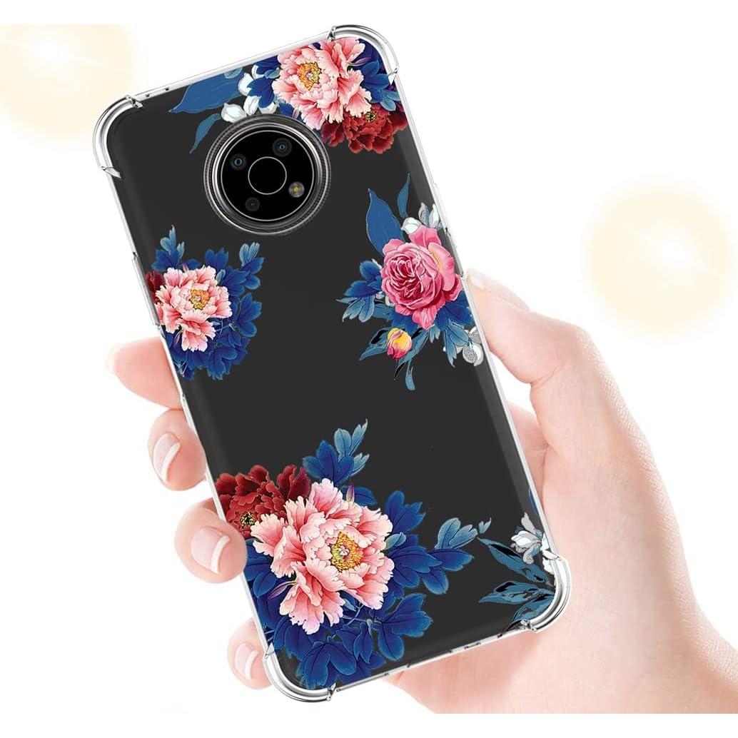 Funda protectora TPU para Nokia G300 5G - Flor Azul