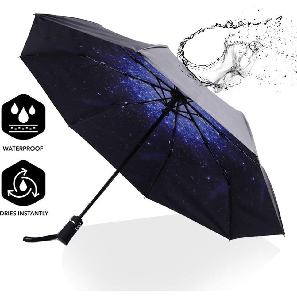 Paraguas Automático SY COMPACT Compacto a Prueba de Viento