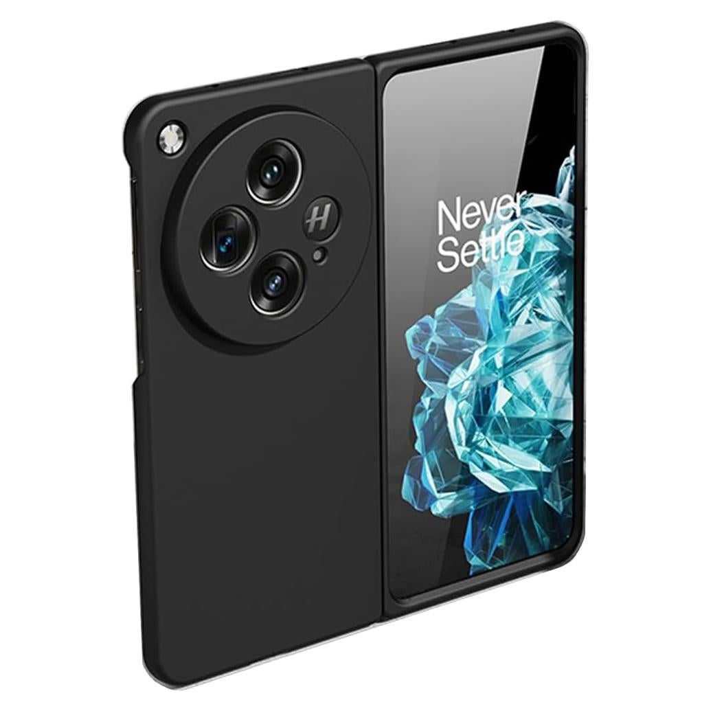 Funda Ultra Delgado Ranyi para OnePlus Open 19.87 cm 2023, Negro